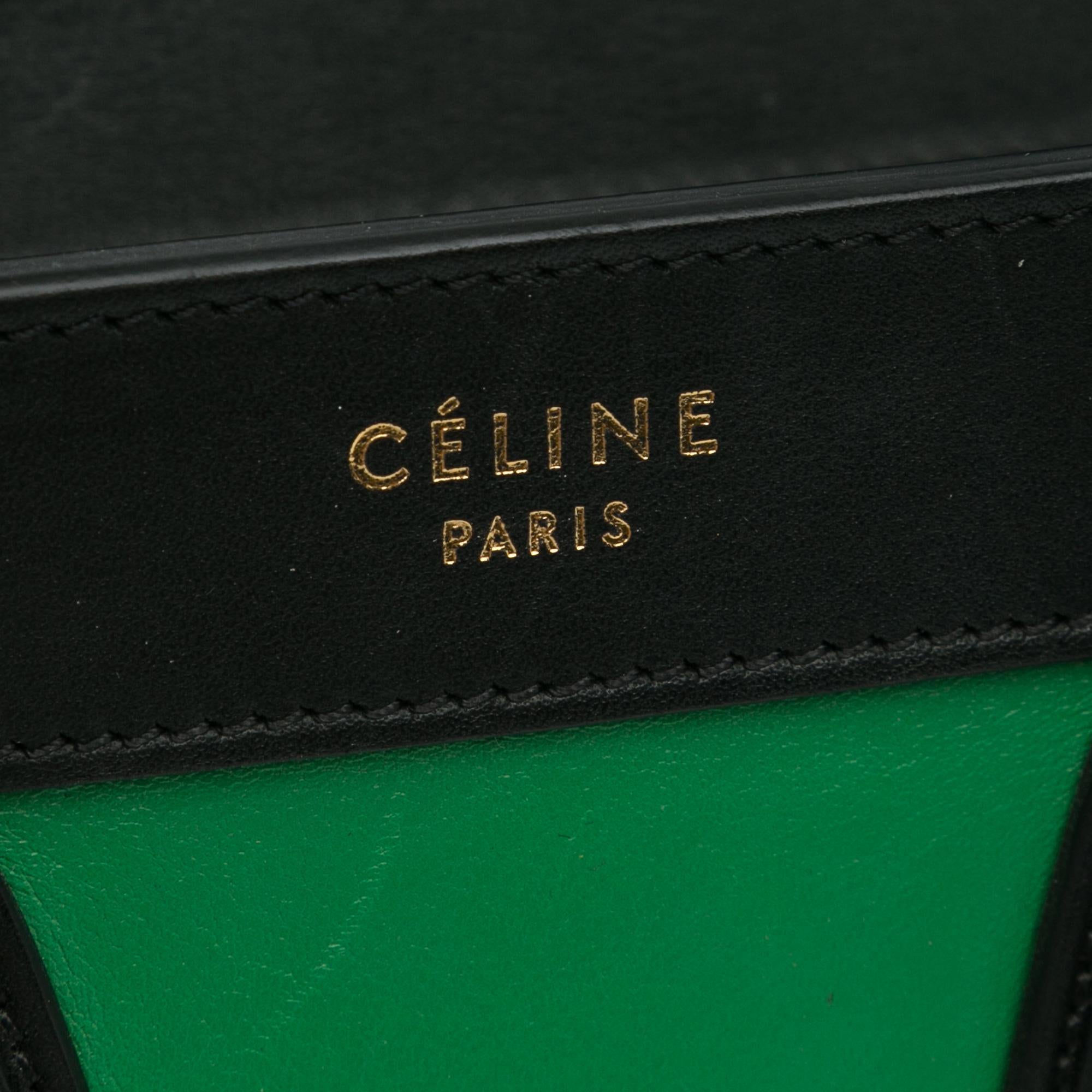 Celine Nano Bicolor Luggage (SHG-FsvhFg)