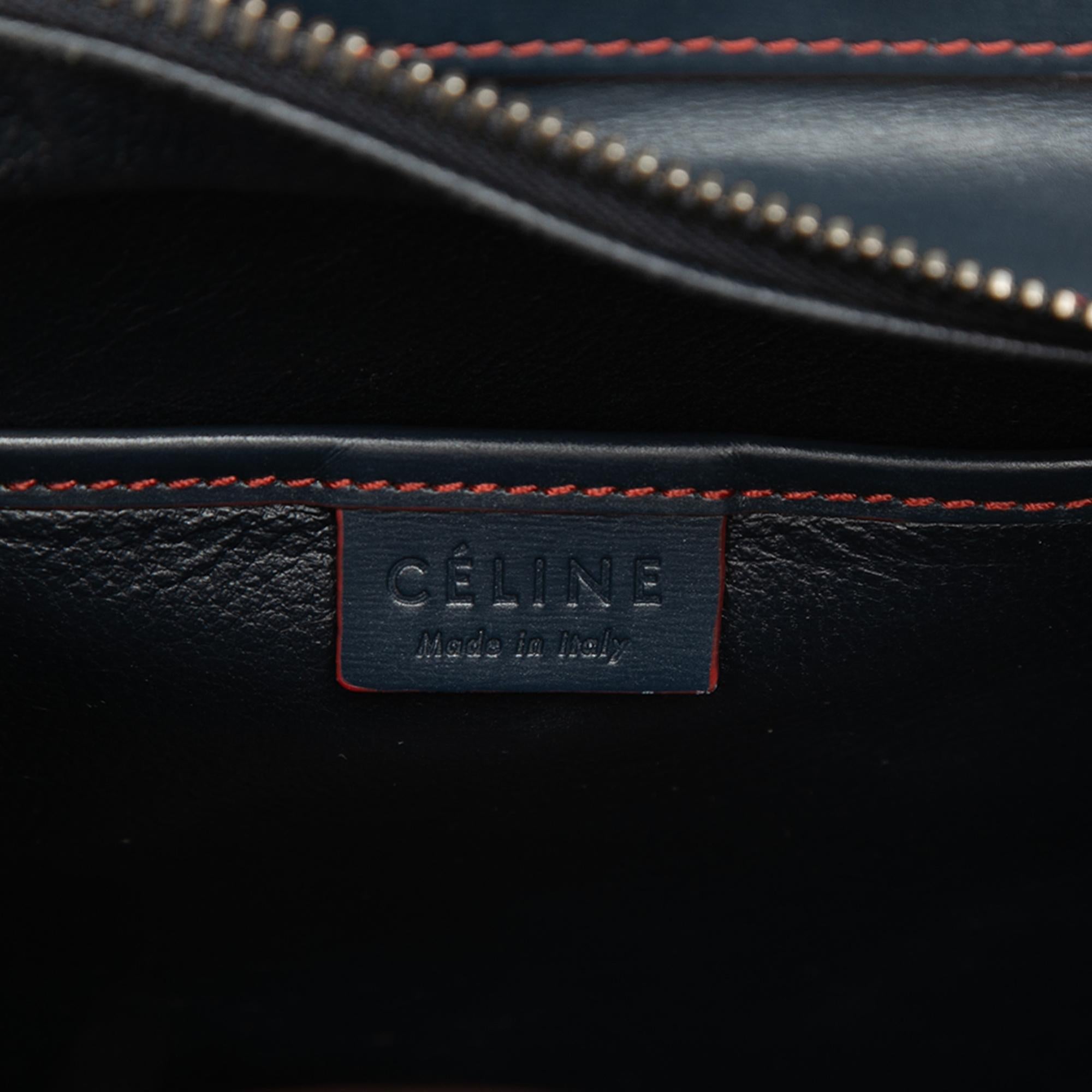 Celine Nano Bicolor Smooth Calfskin Luggage Tote