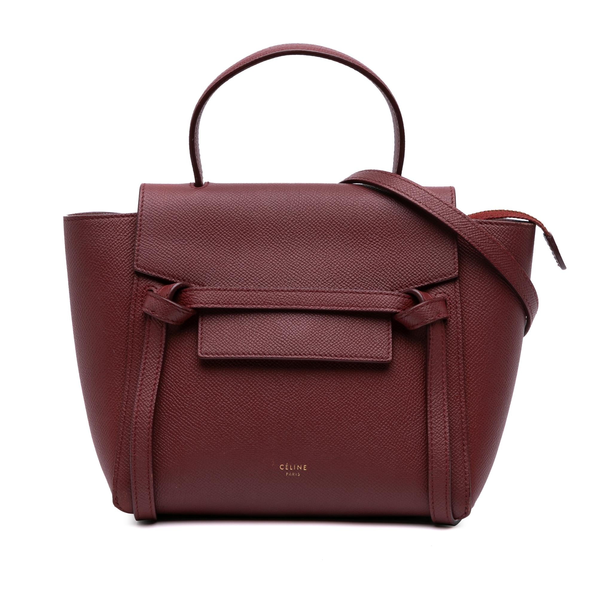 Celine Nano Grained Calfskin Belt Bag