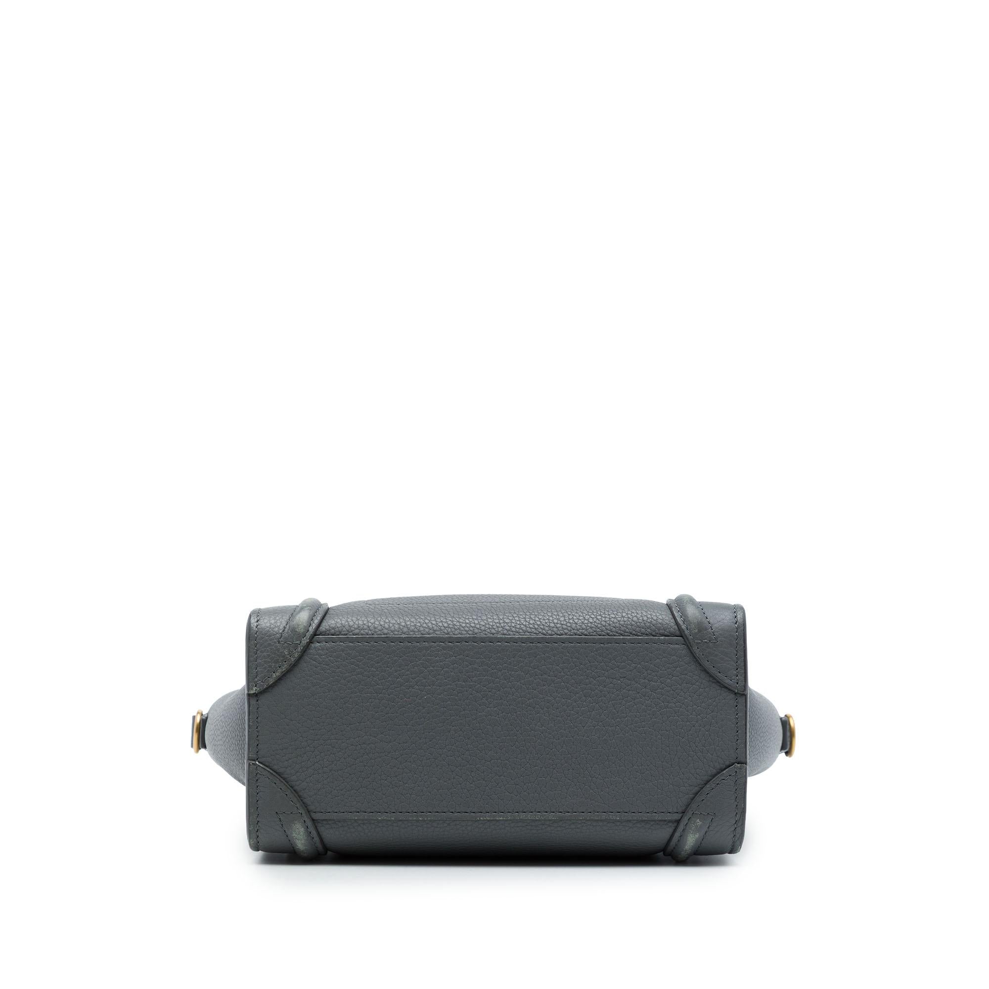 Celine Nano Grained Calfskin Luggage Tote