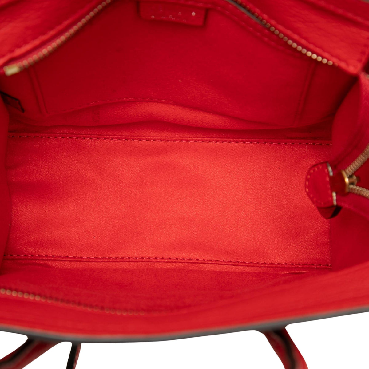Celine Nano Leather Luggage Tote
