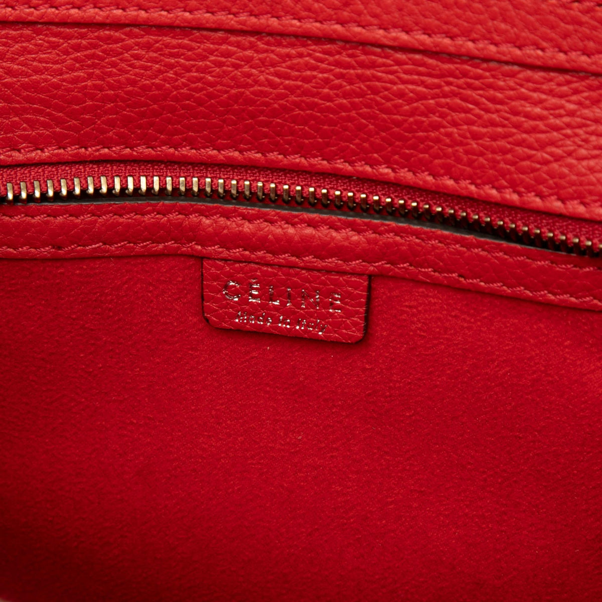 Celine Nano Leather Luggage Tote