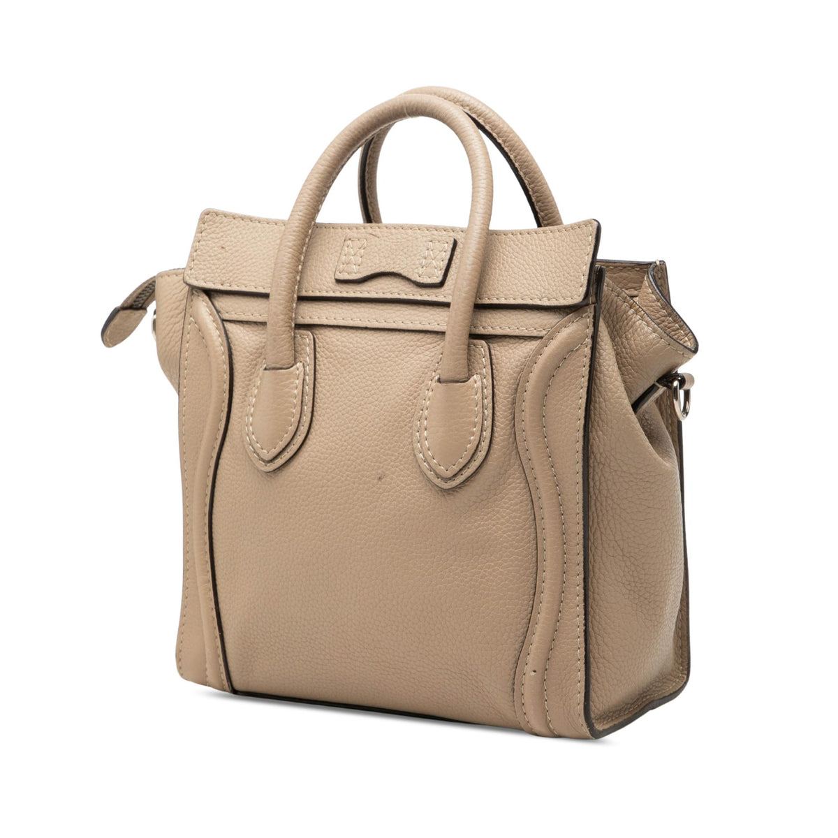 Celine Nano Leather Luggage Tote