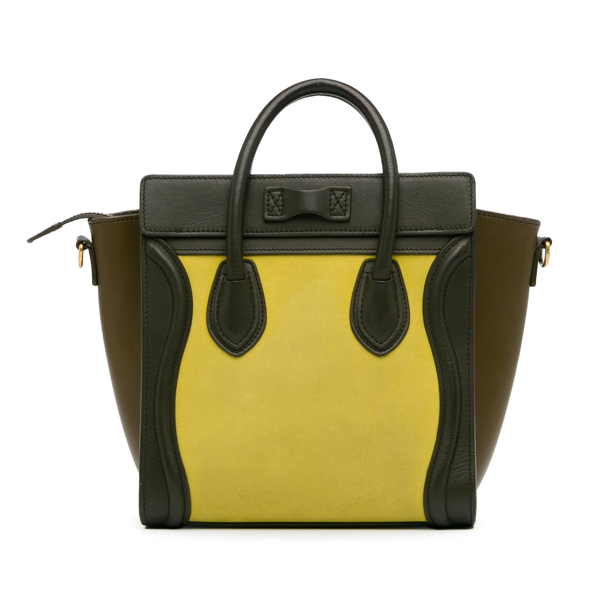 Celine Nano Tricolor Luggage Tote (SHG-g5iXFE)