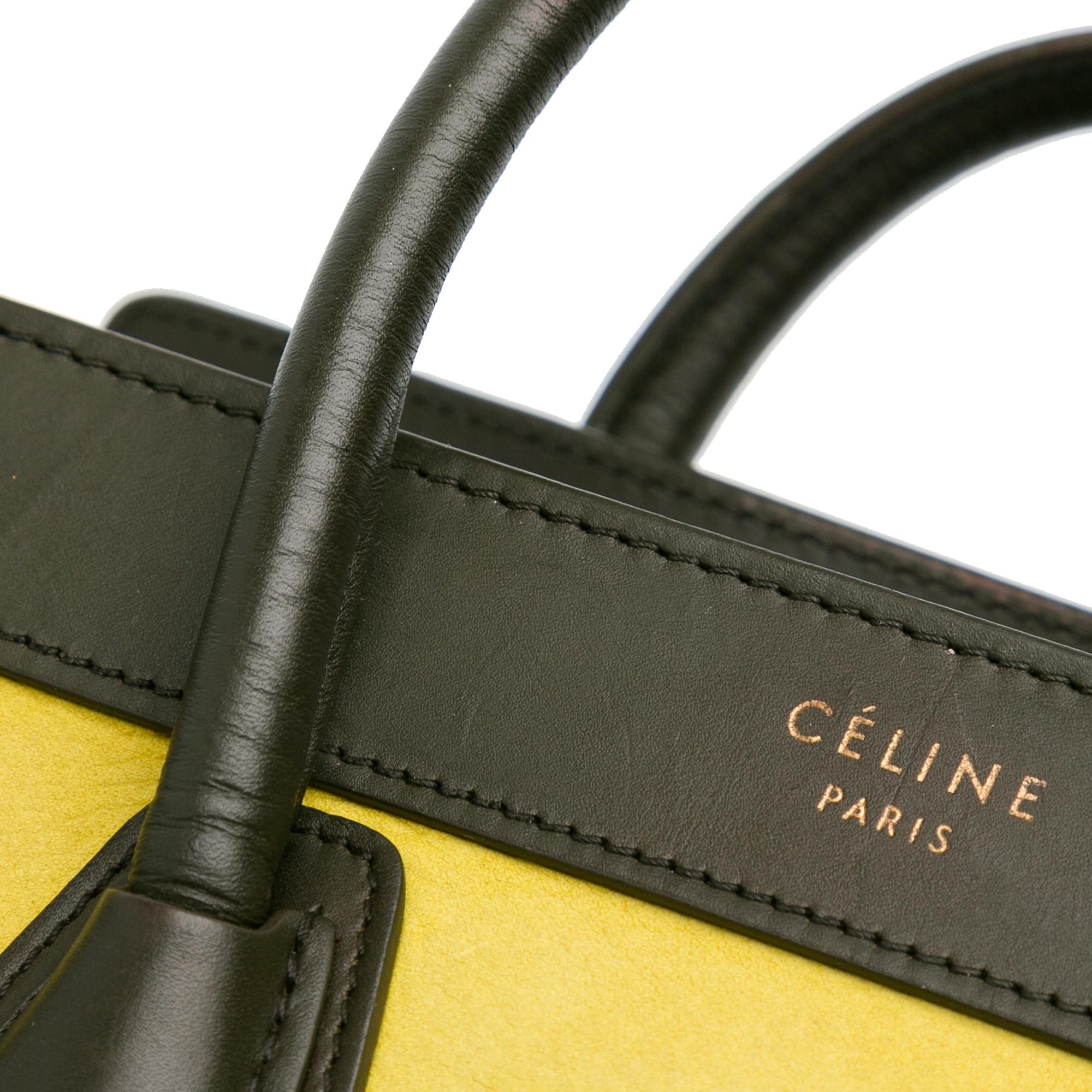 Celine Nano Tricolor Luggage Tote (SHG-g5iXFE)