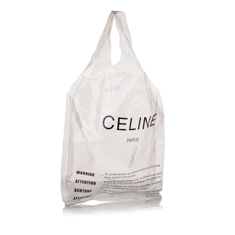 Celine PVC Shopping Tote Bag (SHG-QdEmBC)