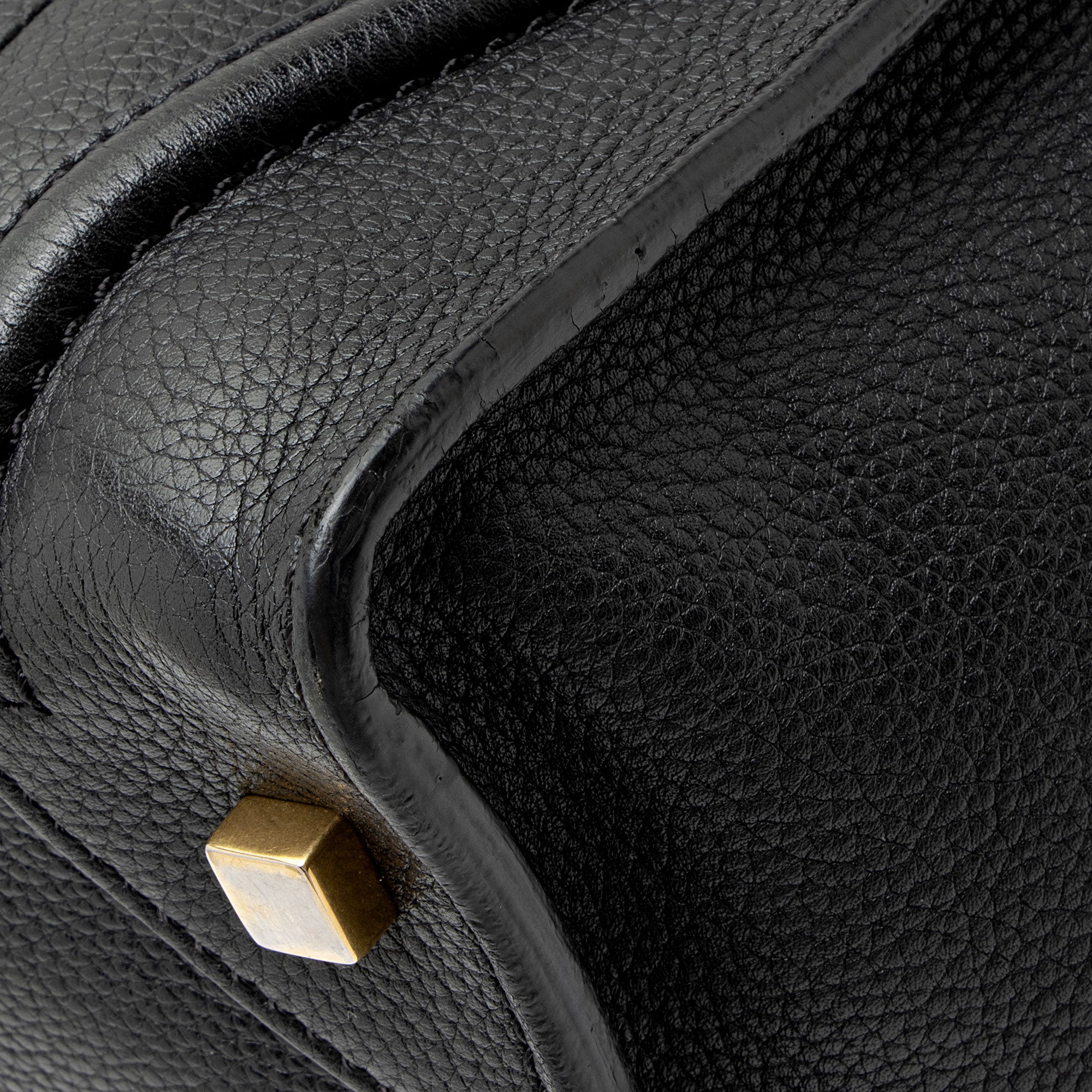 Celine Pebbled Leather Mini Luggage Tote
