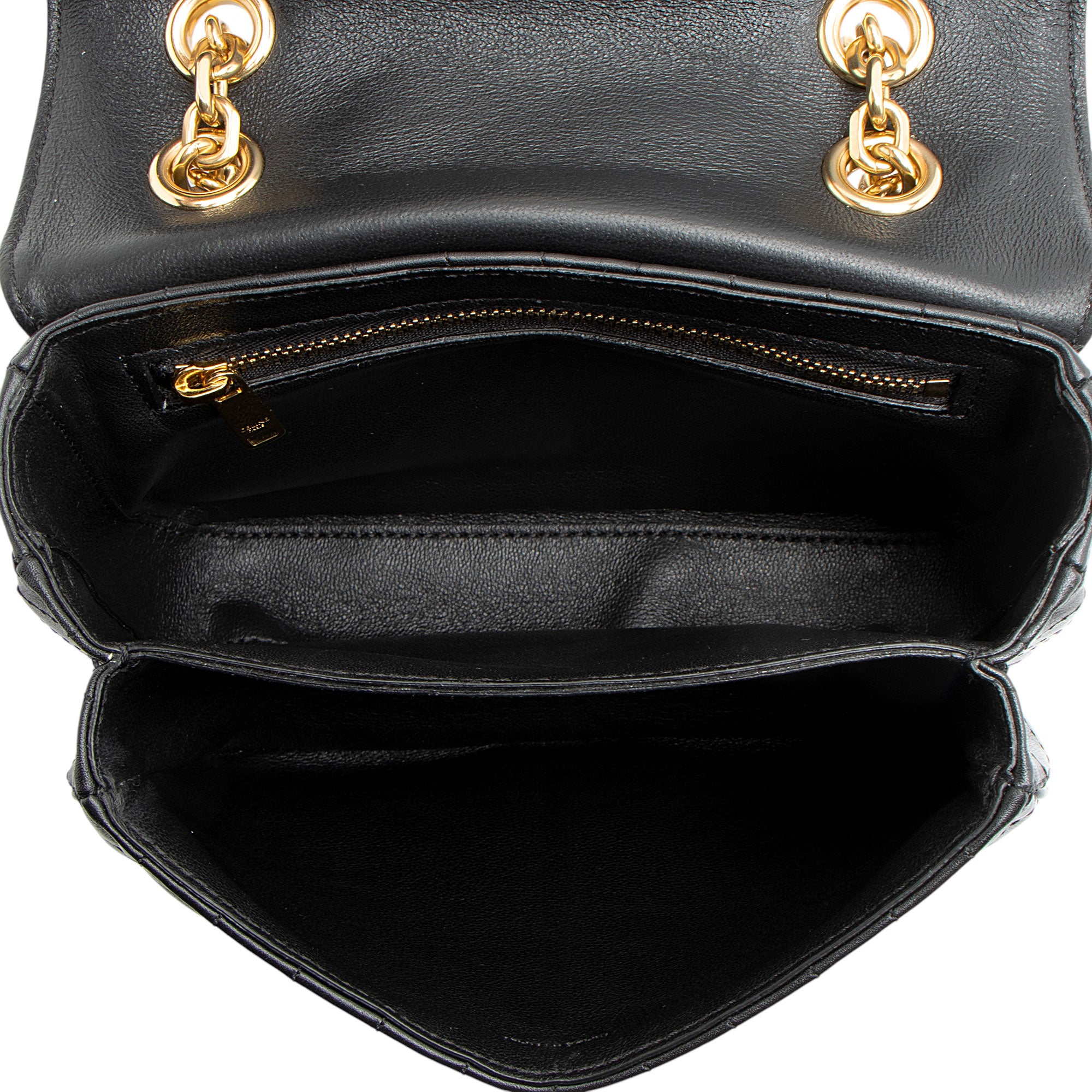 Celine Quilted Calfskin C Small Shoulder Bag