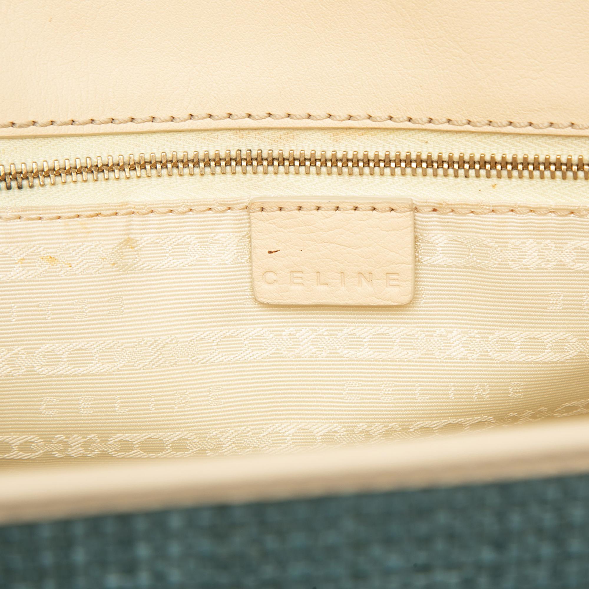 Celine Raffia Boogie Handbag