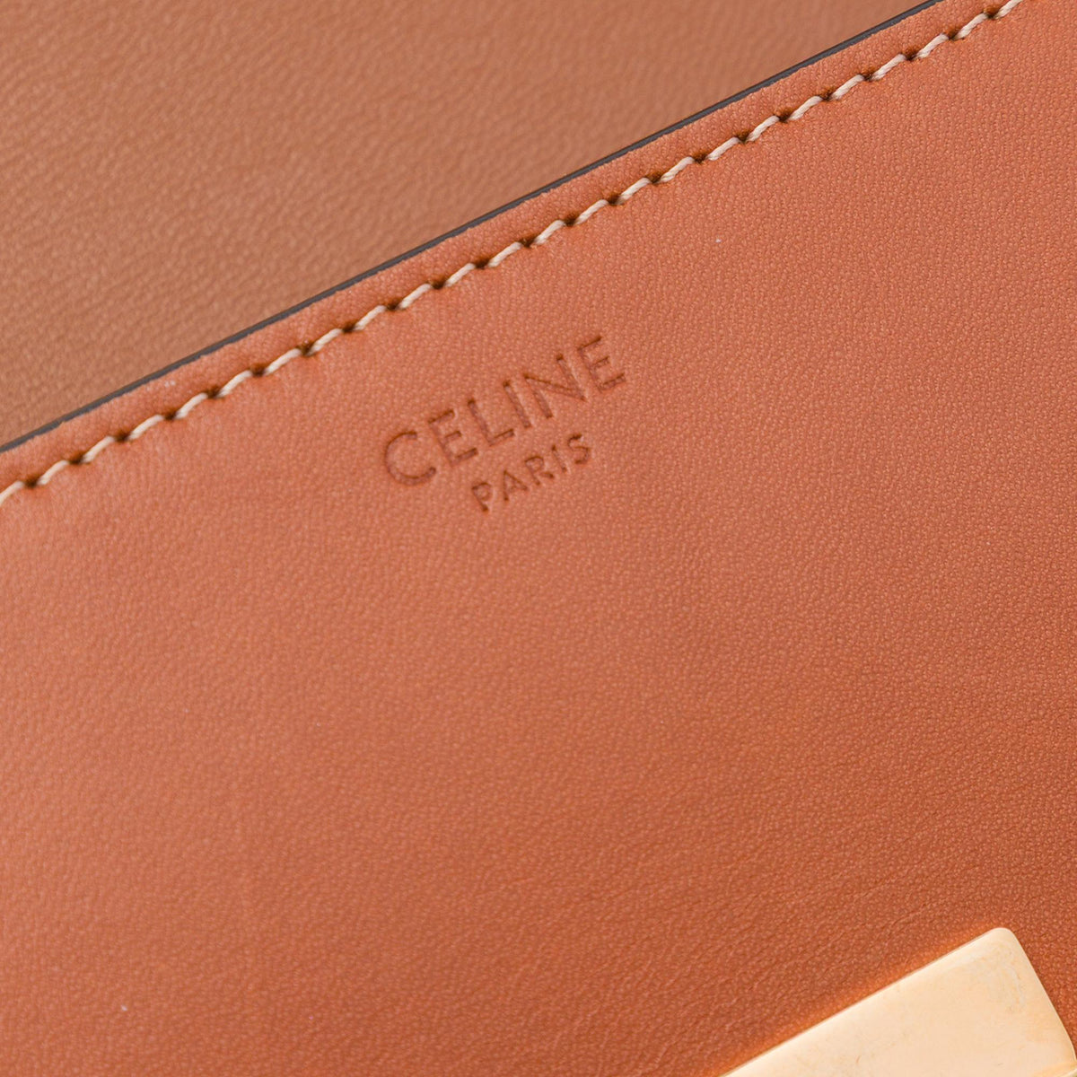 Celine Shiny Calfskin Claude Shoulder Bag