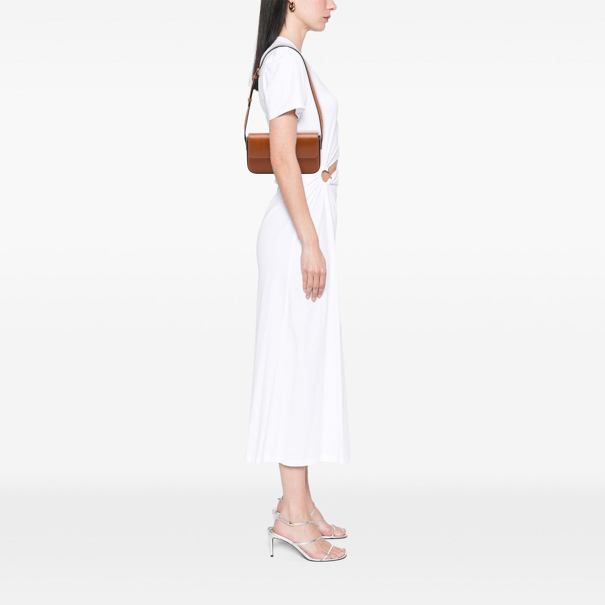 Celine Shiny Calfskin Claude Shoulder Bag