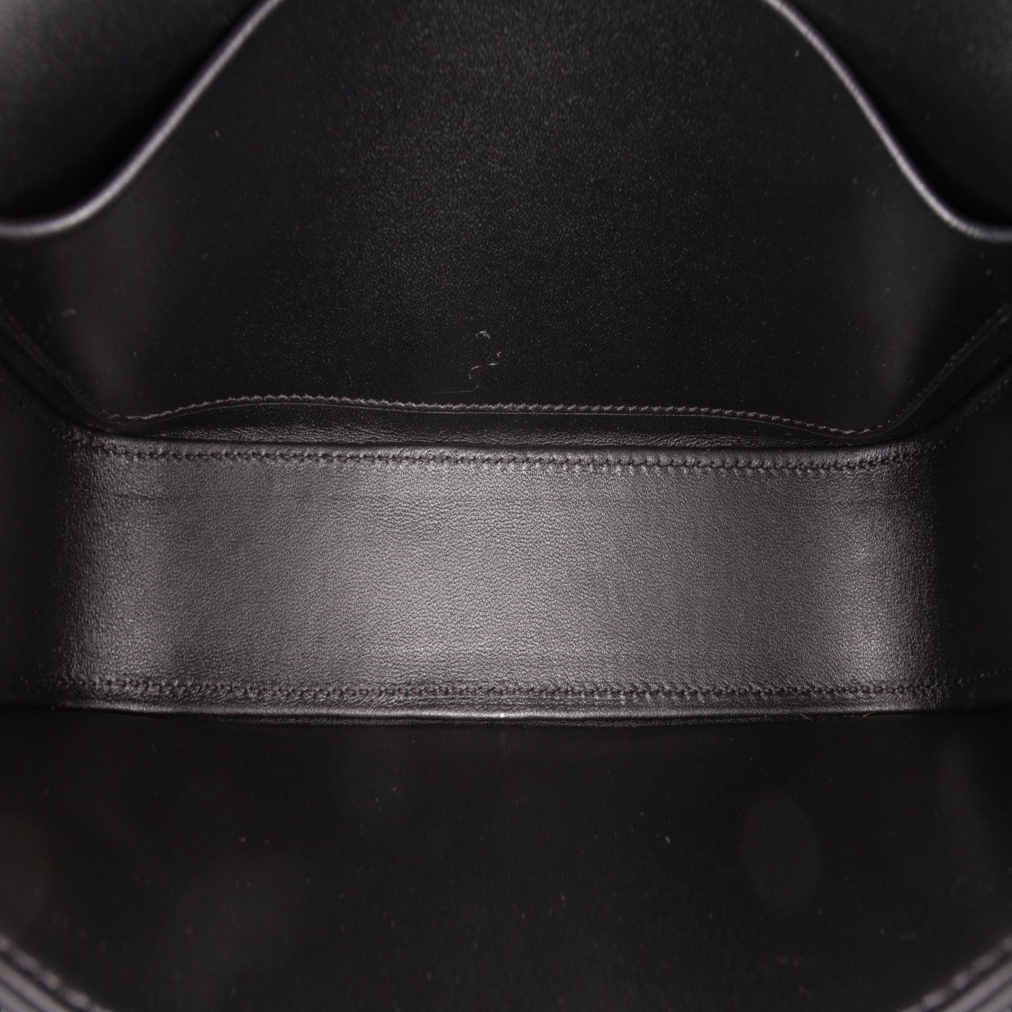 Celine Shiny Calfskin Triomphe Claude Shoulder Bag