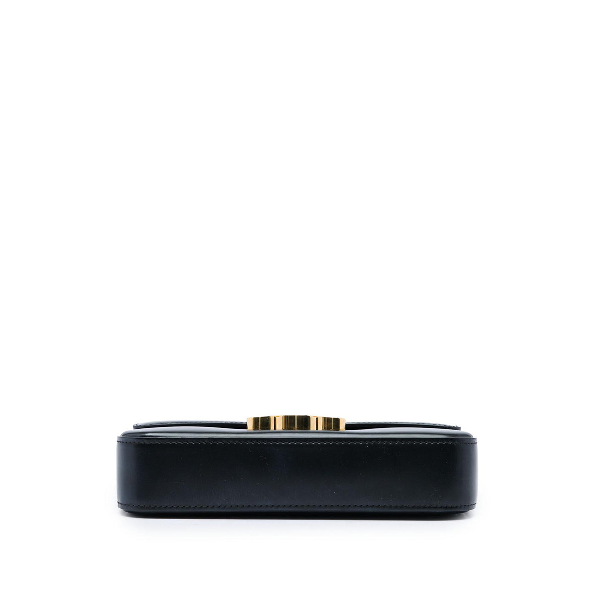 Celine Shiny Calfskin Triomphe Claude Shoulder Bag