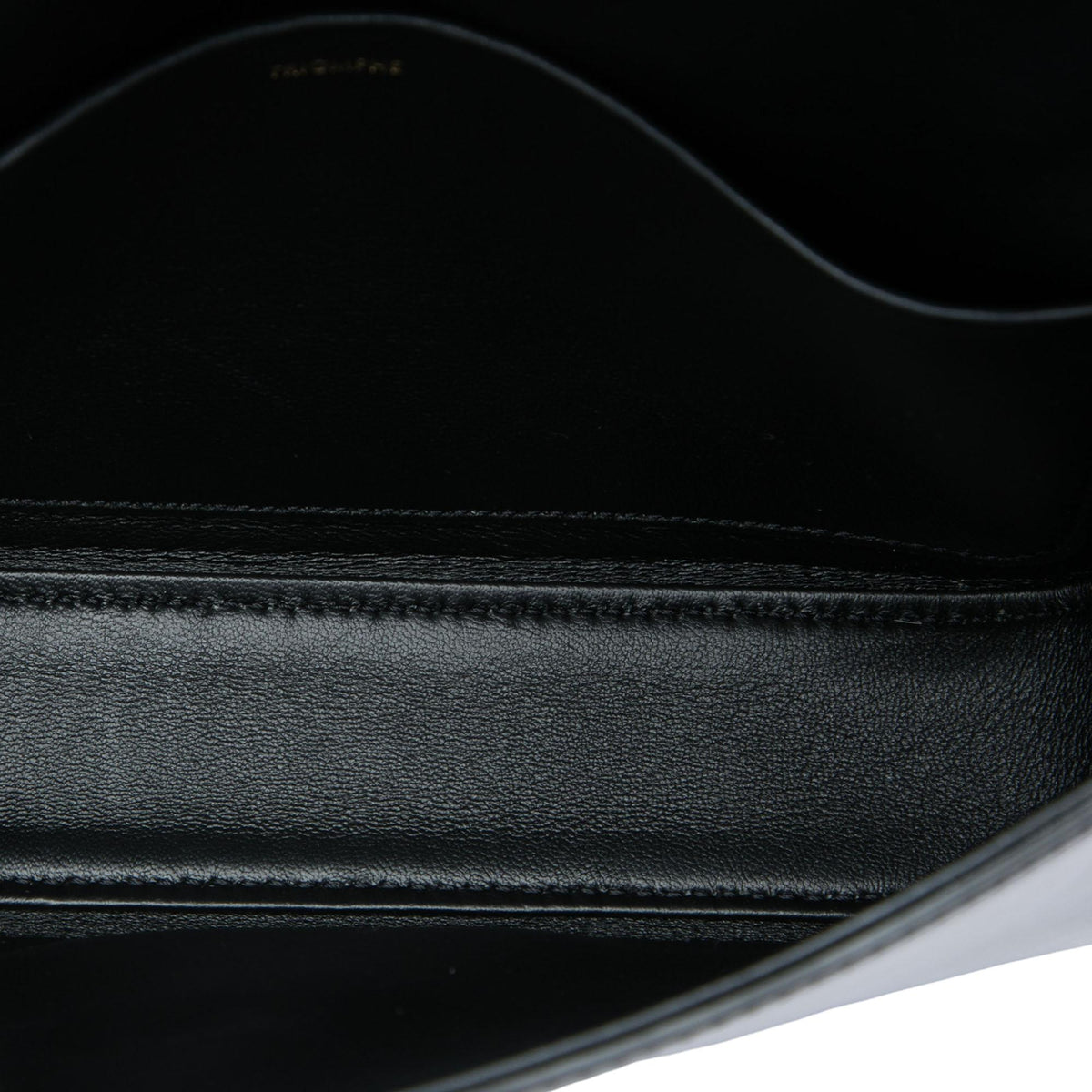 Celine Shiny Calfskin Triomphe Claude Shoulder Bag