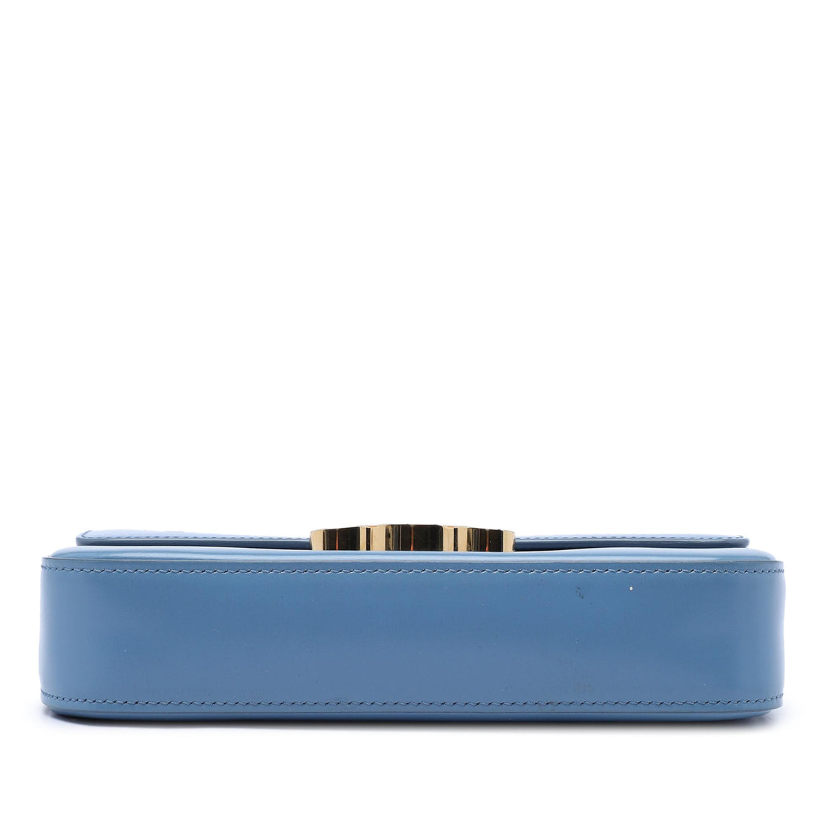 Celine Shiny Calfskin Triomphe Claude Shoulder Bag