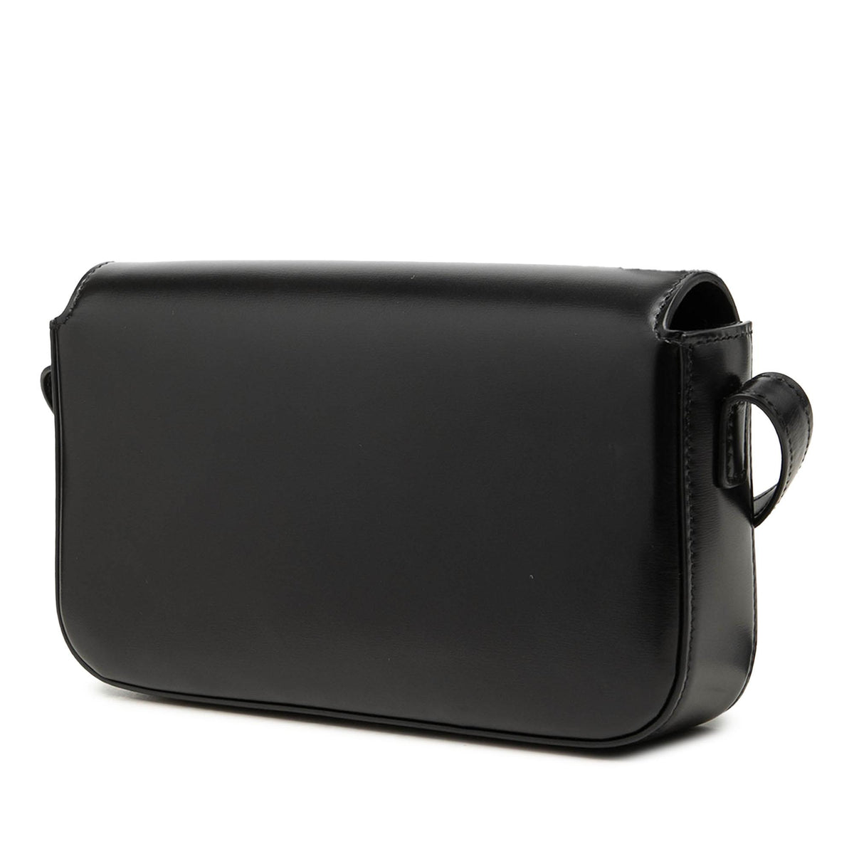 Celine Shiny Calfskin Triomphe Claude Shoulder Bag