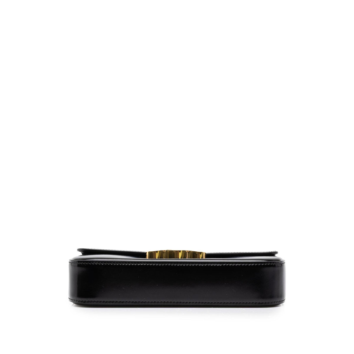Celine Shiny Calfskin Triomphe Claude Shoulder Bag