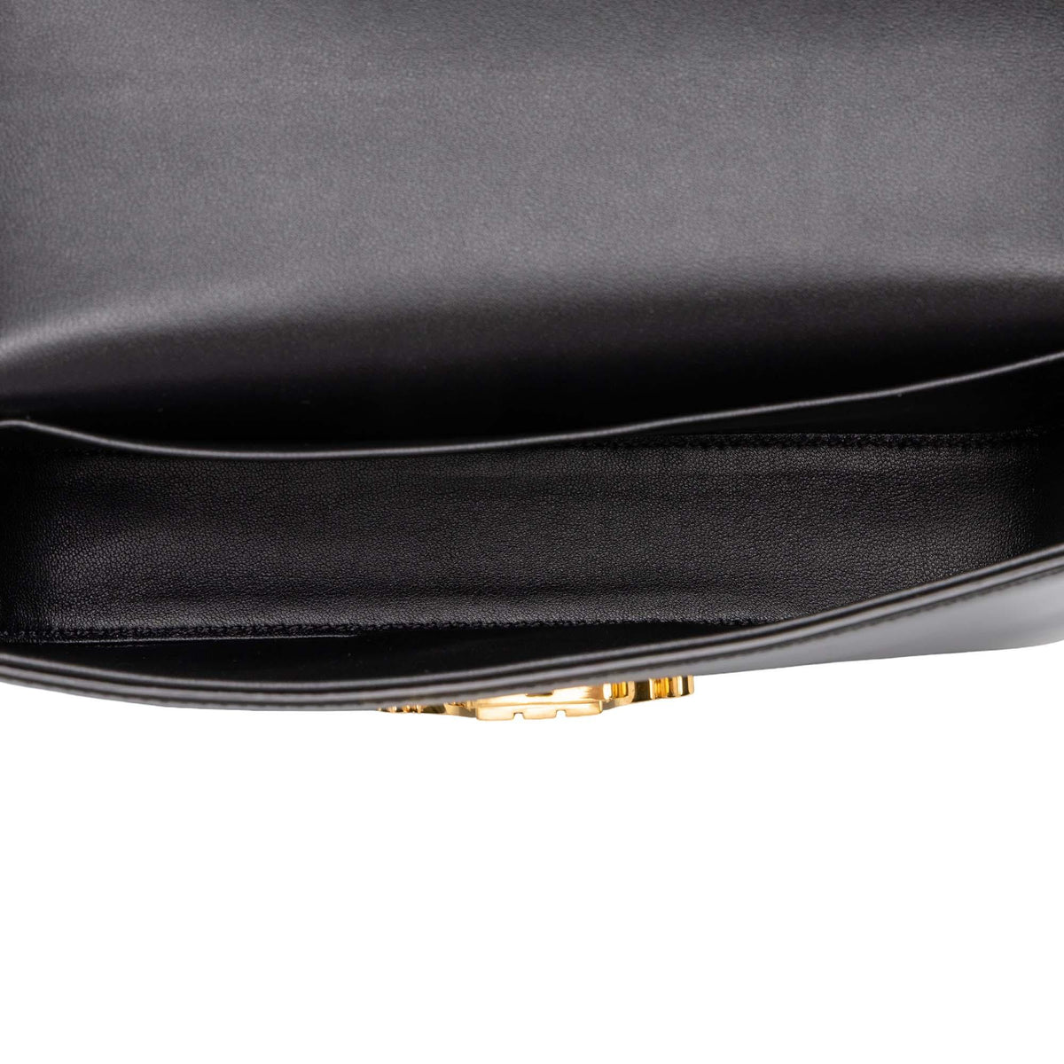 Celine Shiny Calfskin Triomphe Claude Shoulder Bag