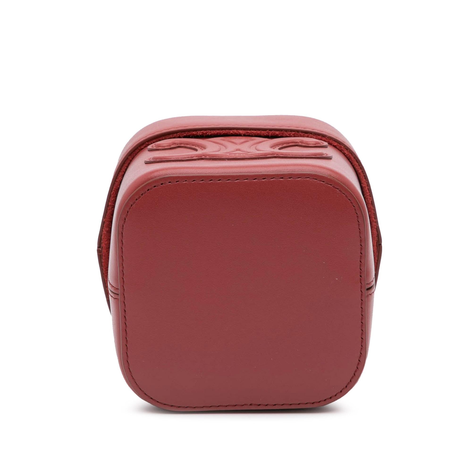 Celine Small Calfskin Cuir Triomphe Box Bag