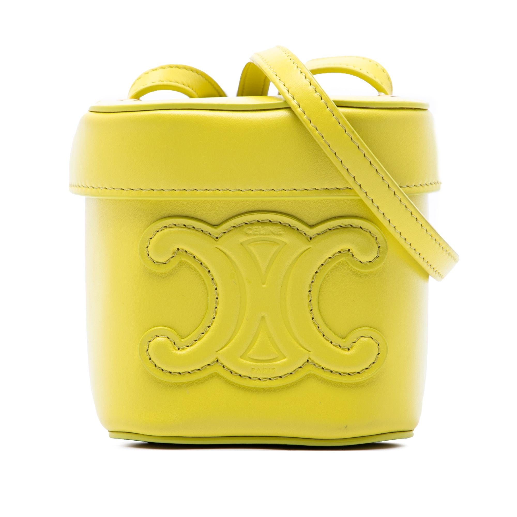 Celine Small Calfskin Cuir Triomphe Box Bag