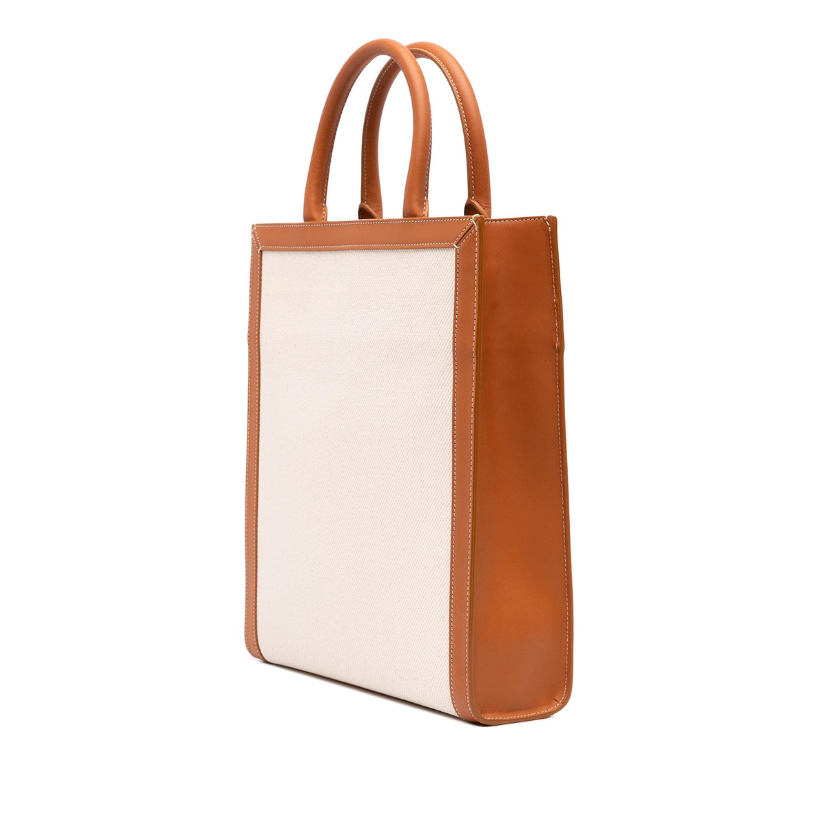 Celine Small Canvas Vertical Cabas Satchel