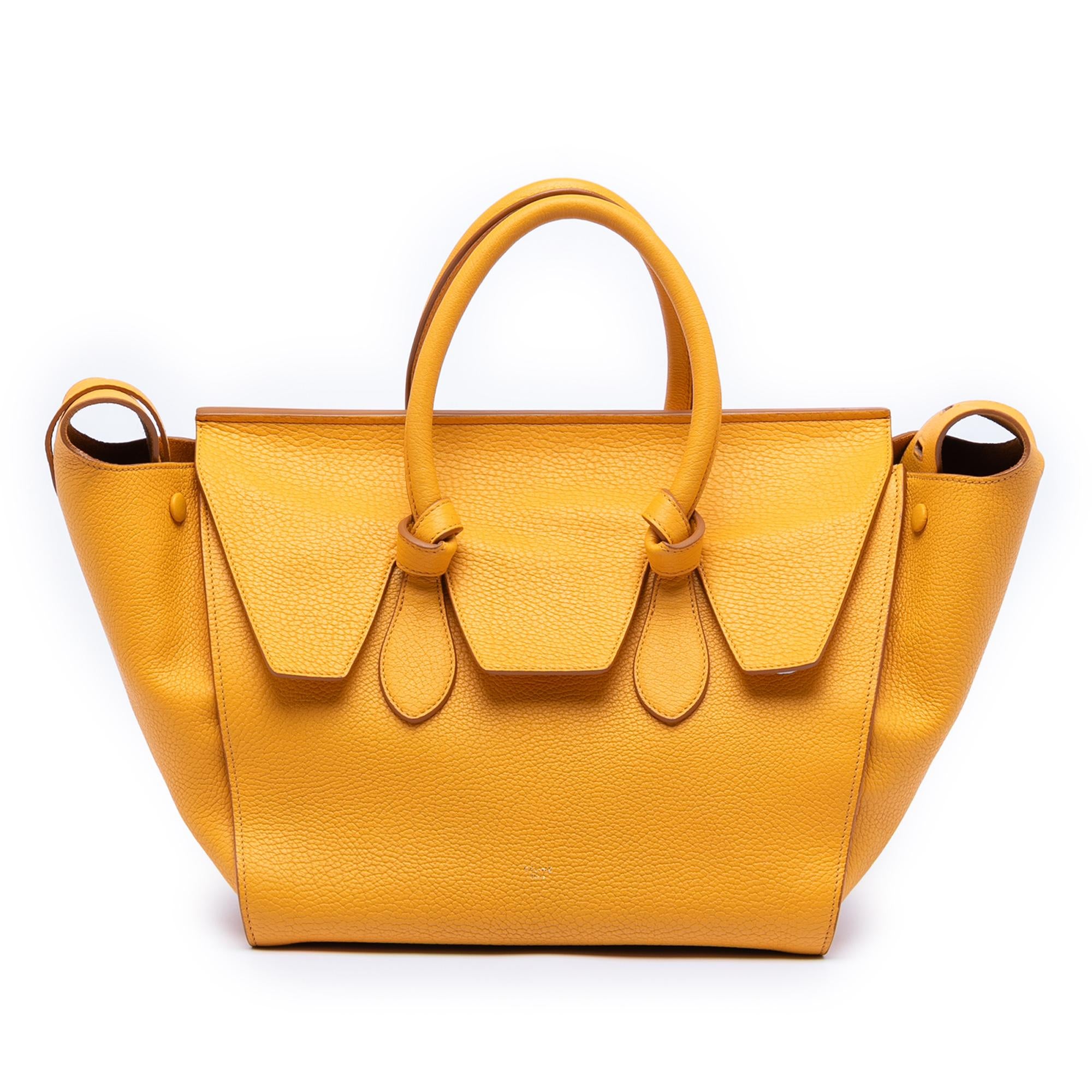 Celine Small Grained Calfskin Tie Knot Handbag