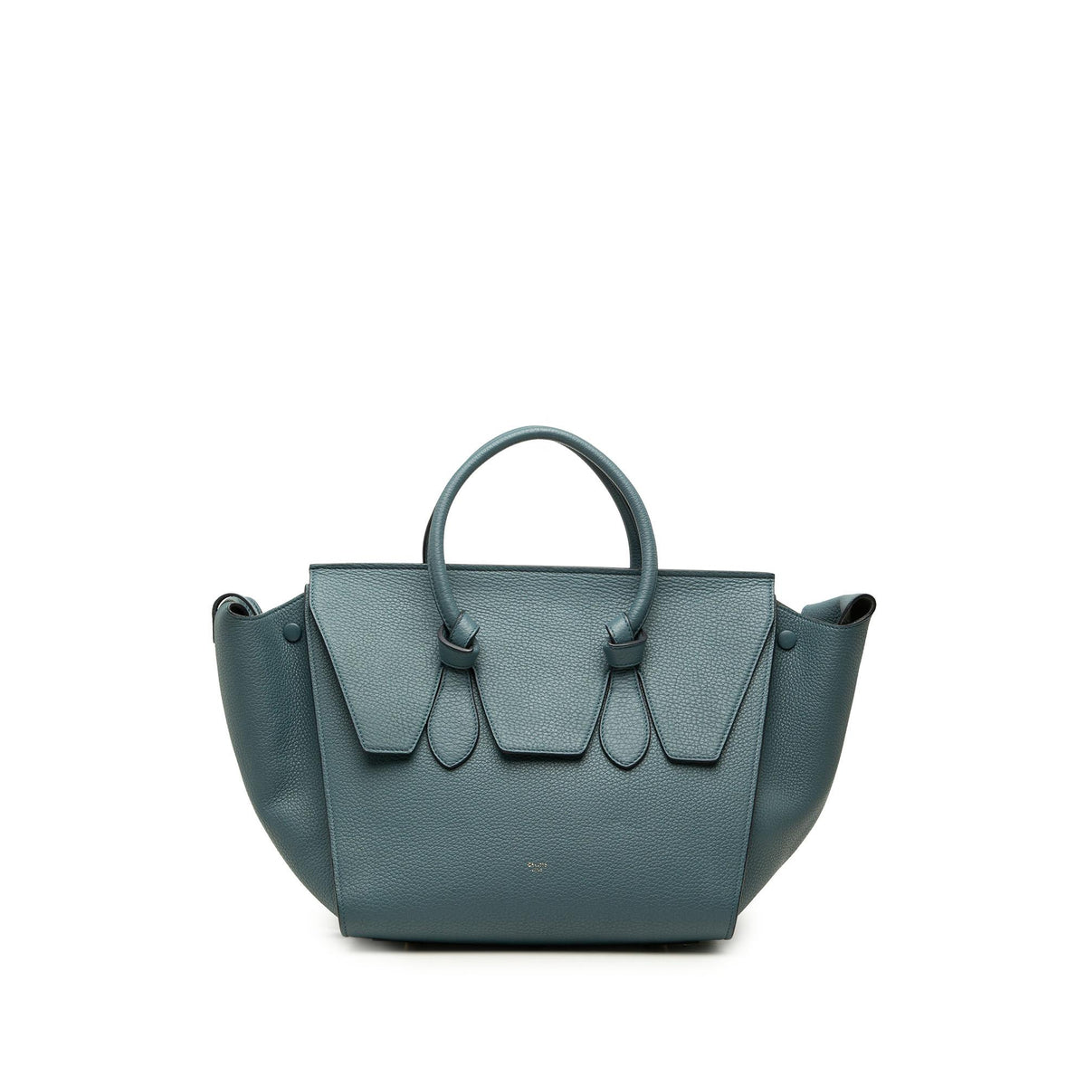 Celine Small Grained Calfskin Tie Knot Tote
