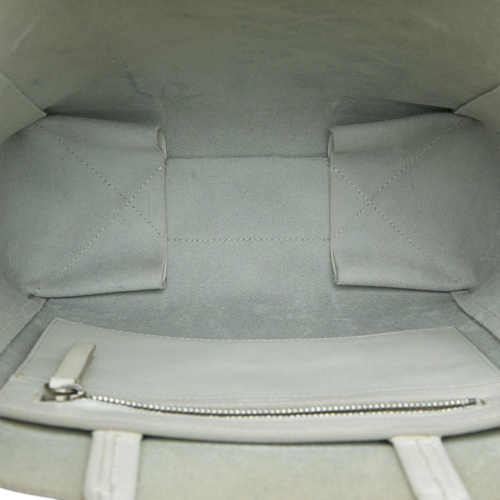 Celine Small Grained Calfskin Vertical Cabas Satchel