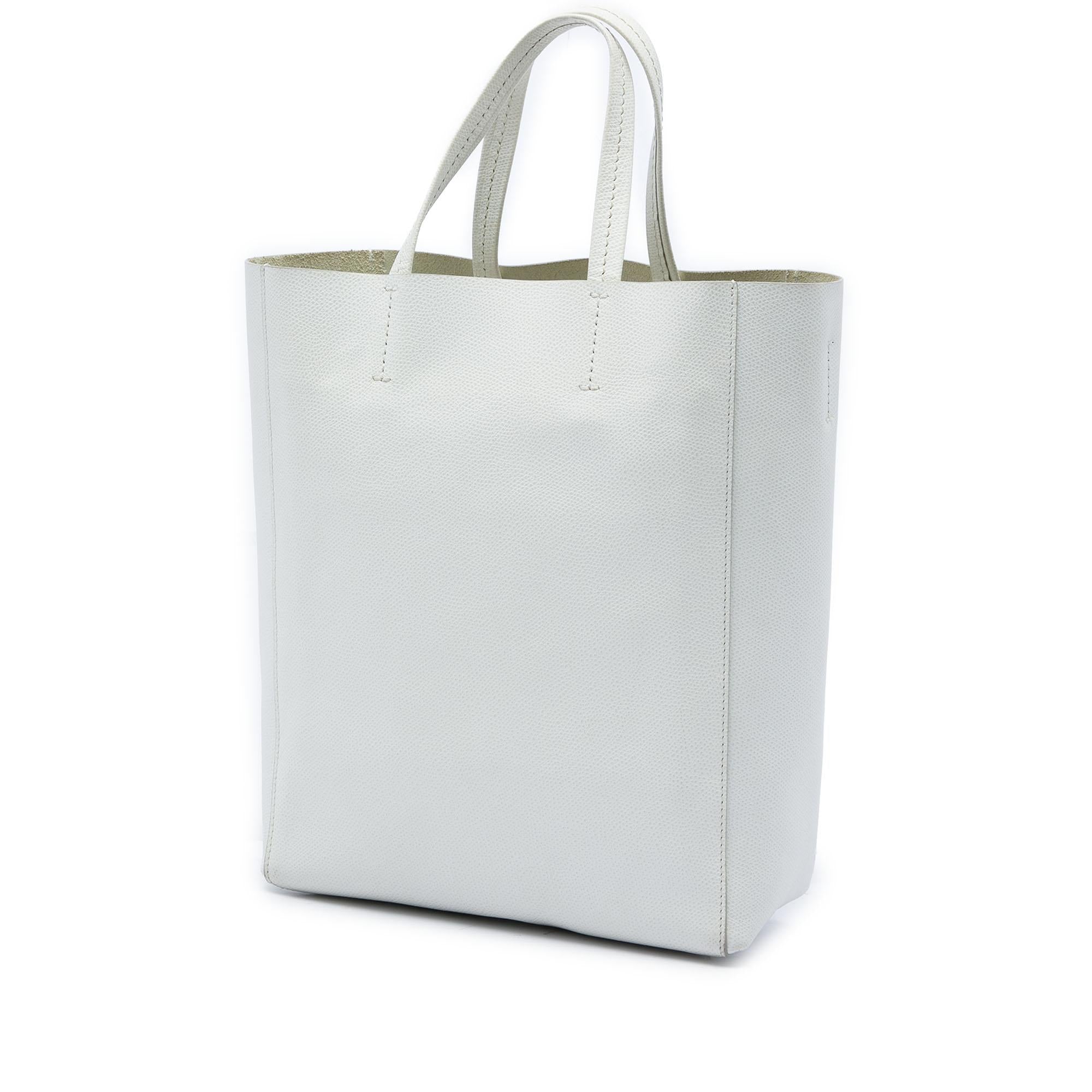 Celine Small Grained Calfskin Vertical Cabas Satchel
