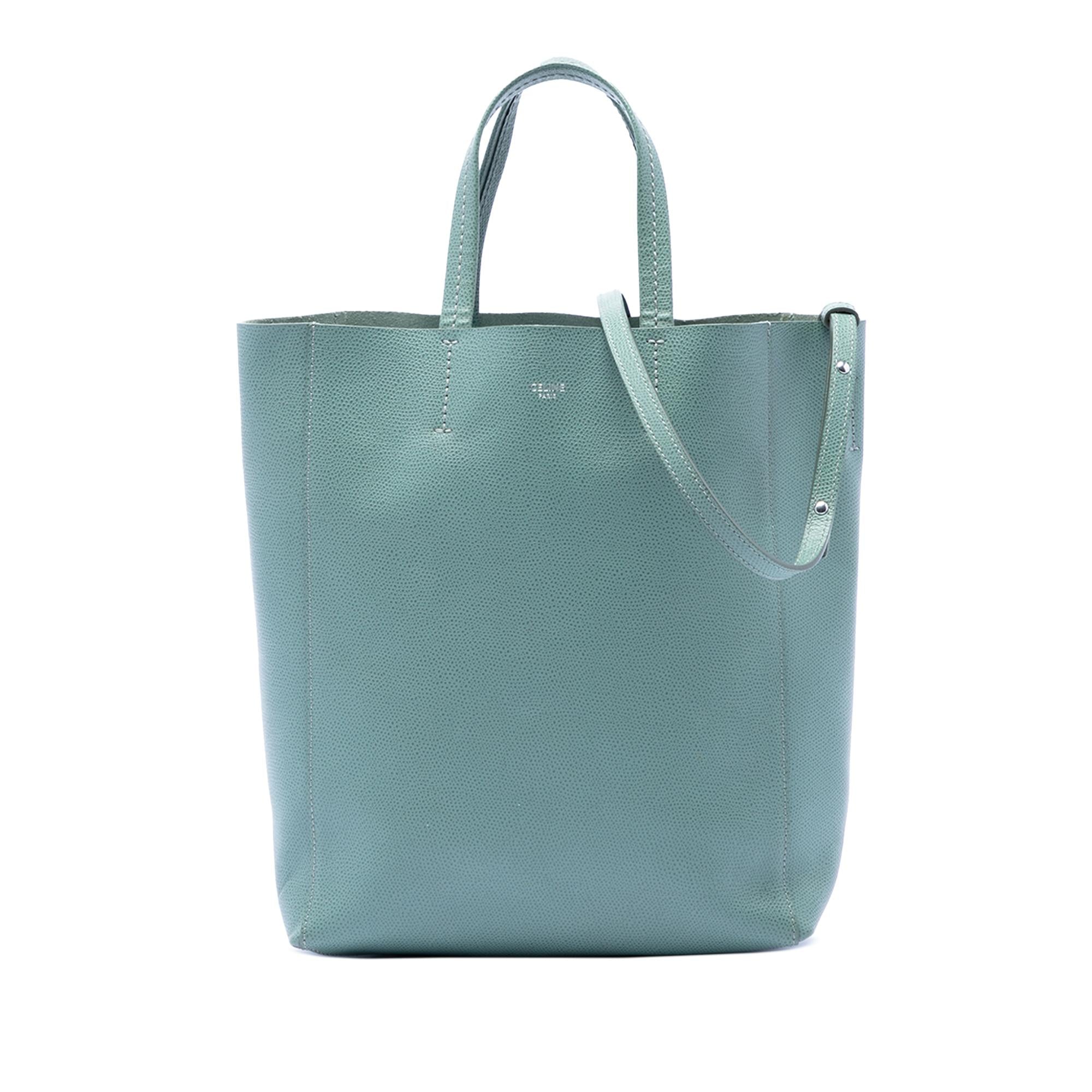 Celine Small Grained Calfskin Vertical Cabas Tote