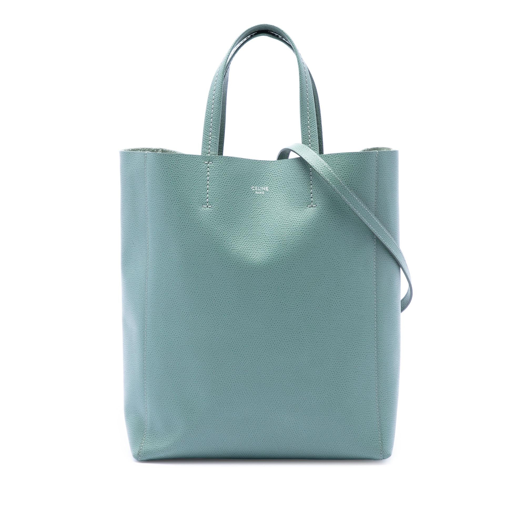 Celine Small Grained Calfskin Vertical Cabas Tote