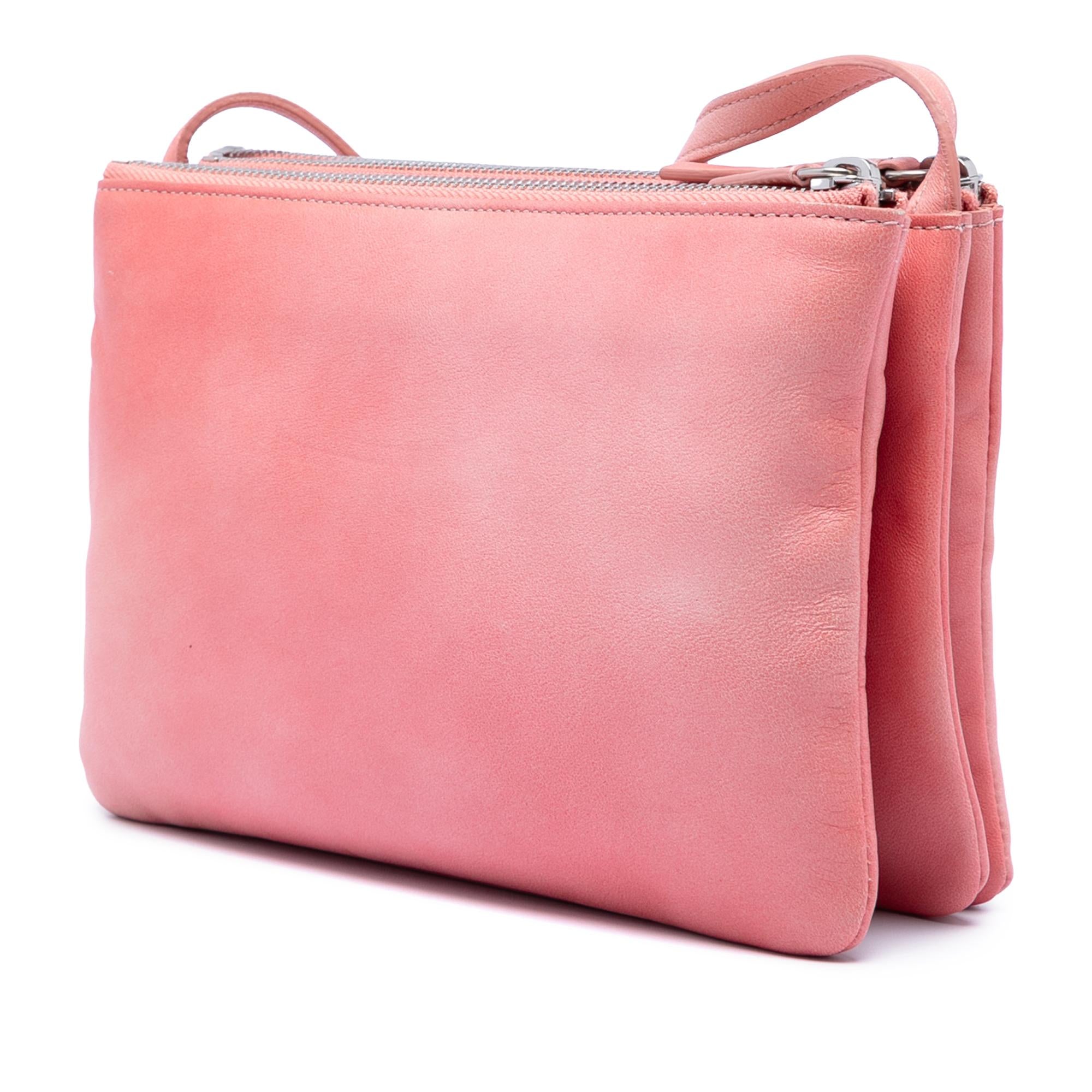 Celine Small Lambskin Trio Crossbody