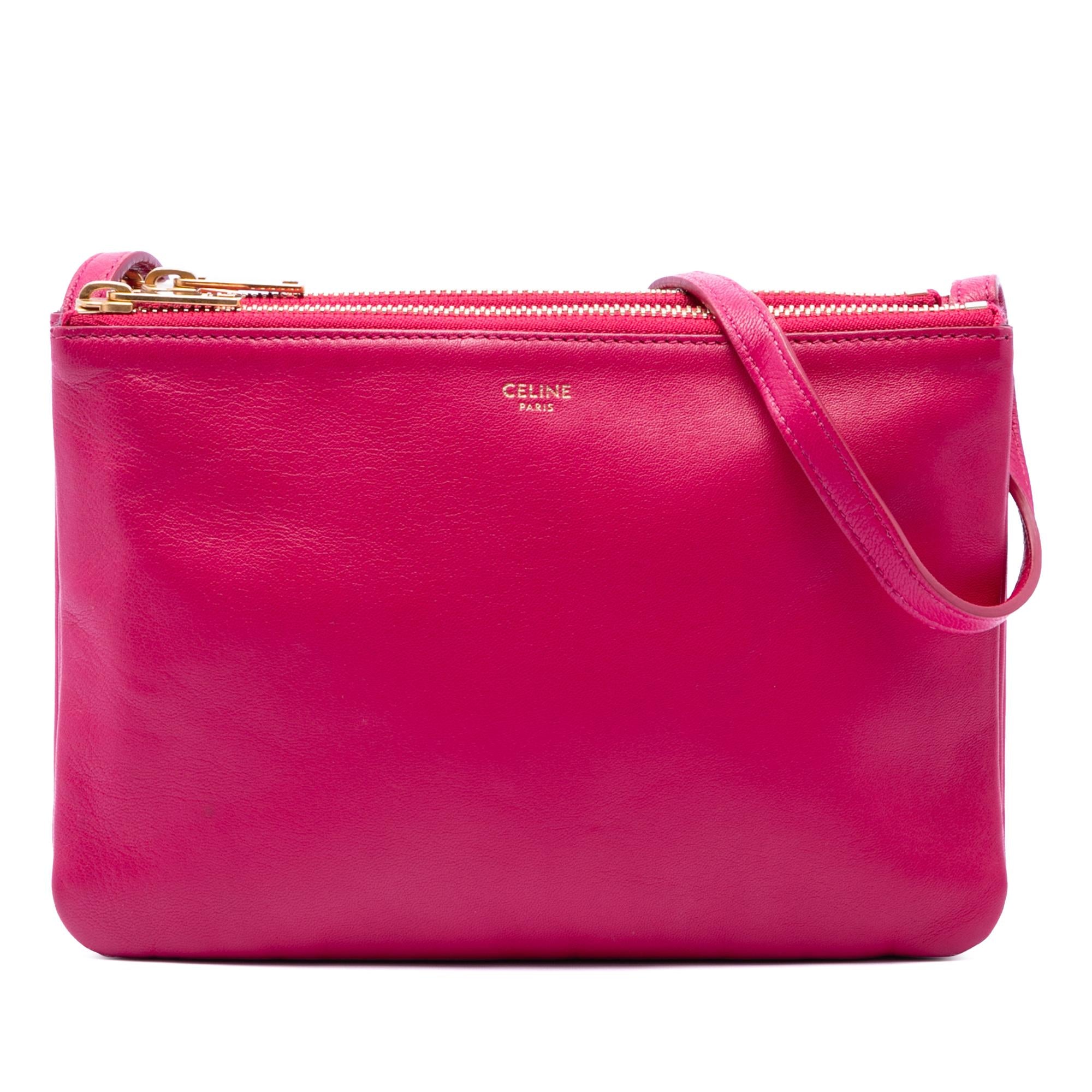 Celine Small Lambskin Trio Crossbody