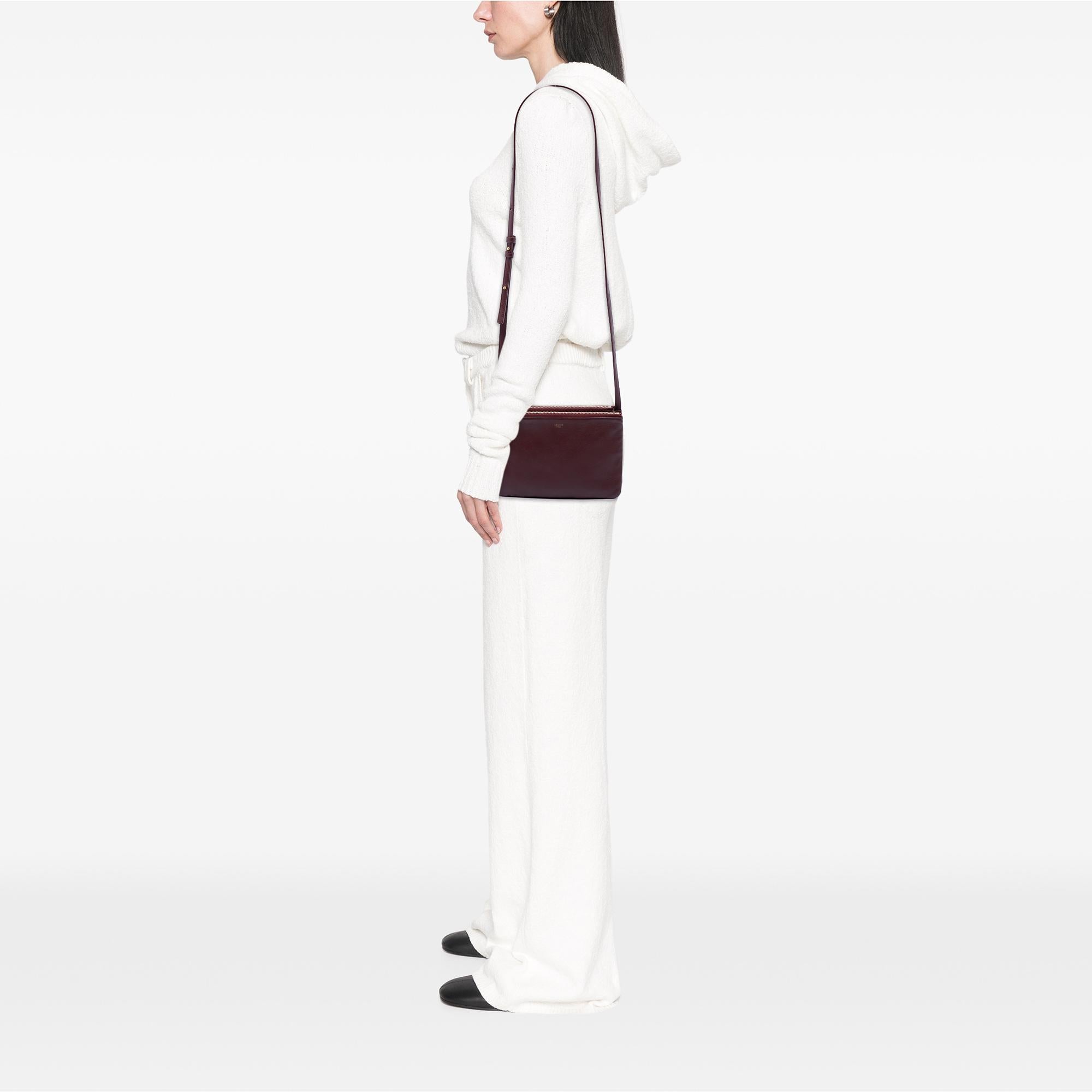 Celine Small Lambskin Trio Crossbody