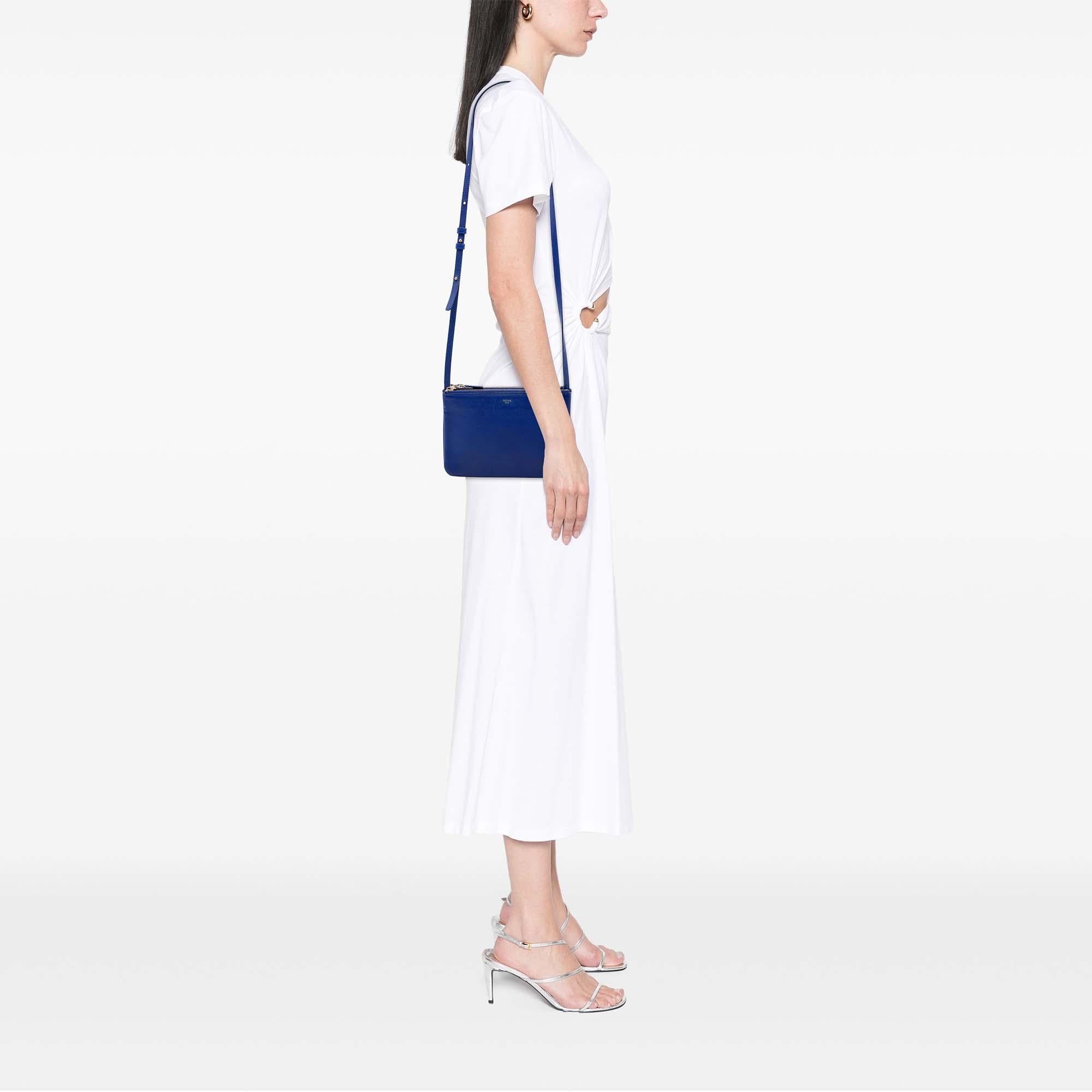 Celine Small Lambskin Trio Crossbody