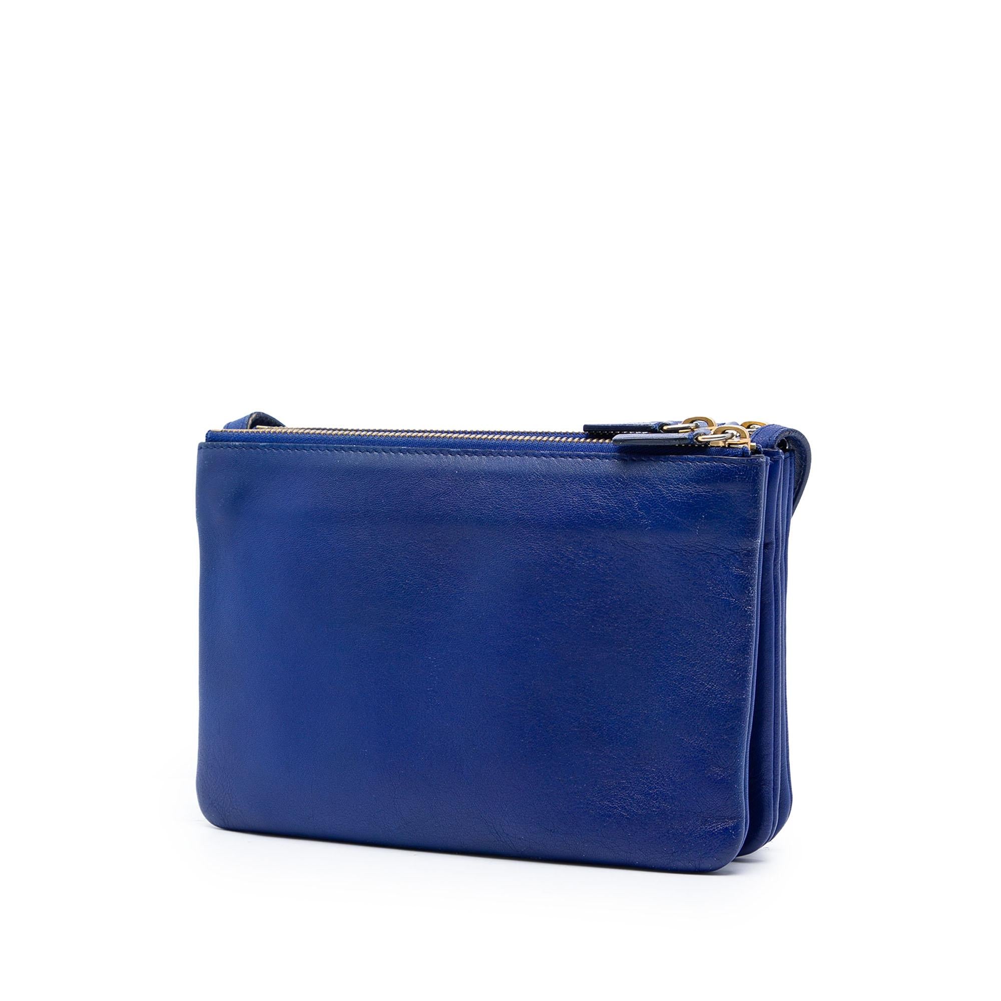 Celine Small Lambskin Trio Crossbody