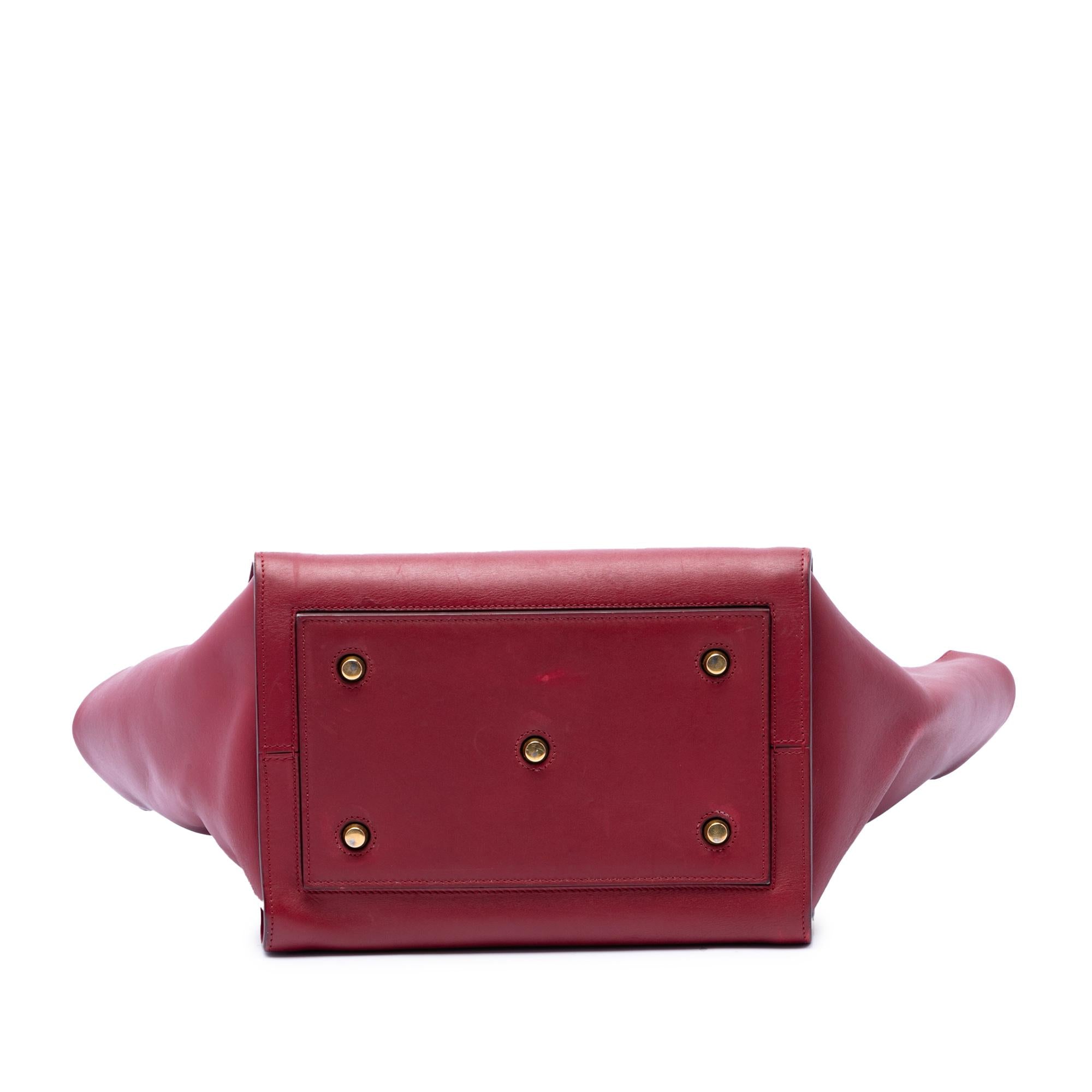 Celine Small Leather Tie Tote