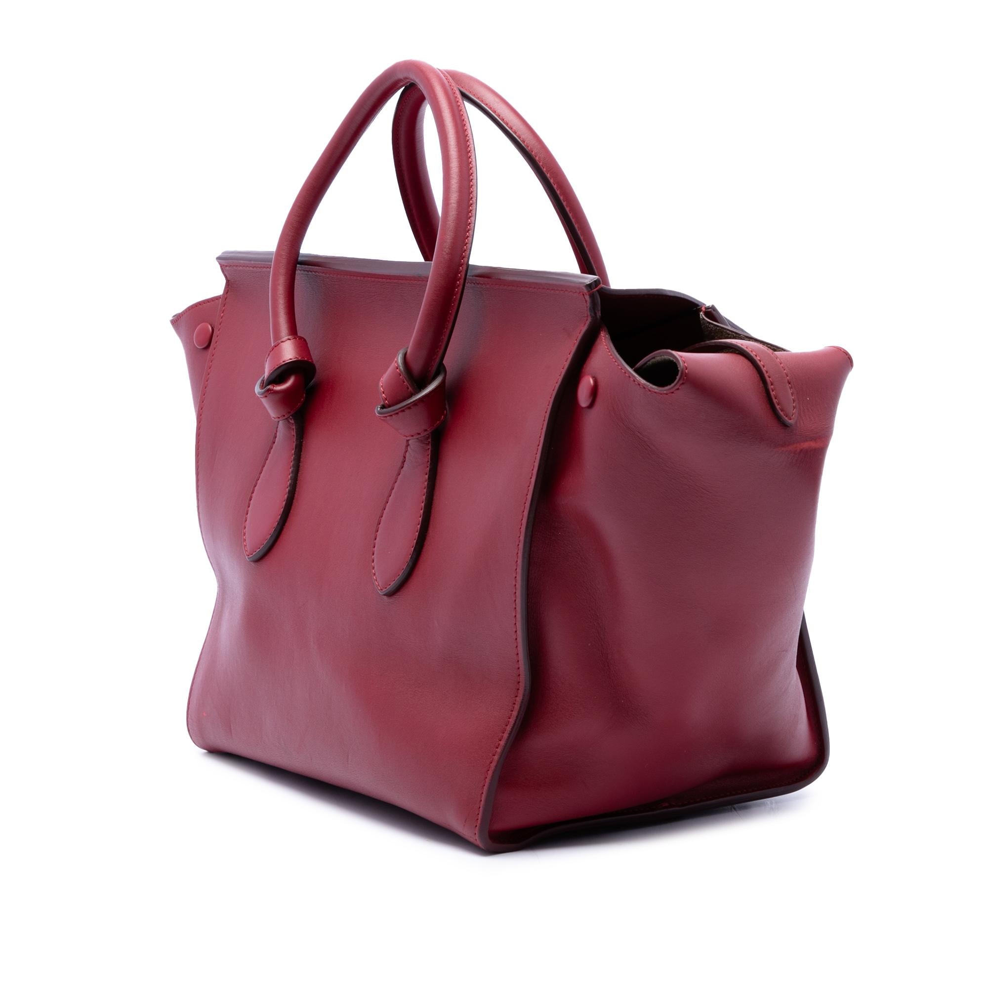 Celine Small Leather Tie Tote
