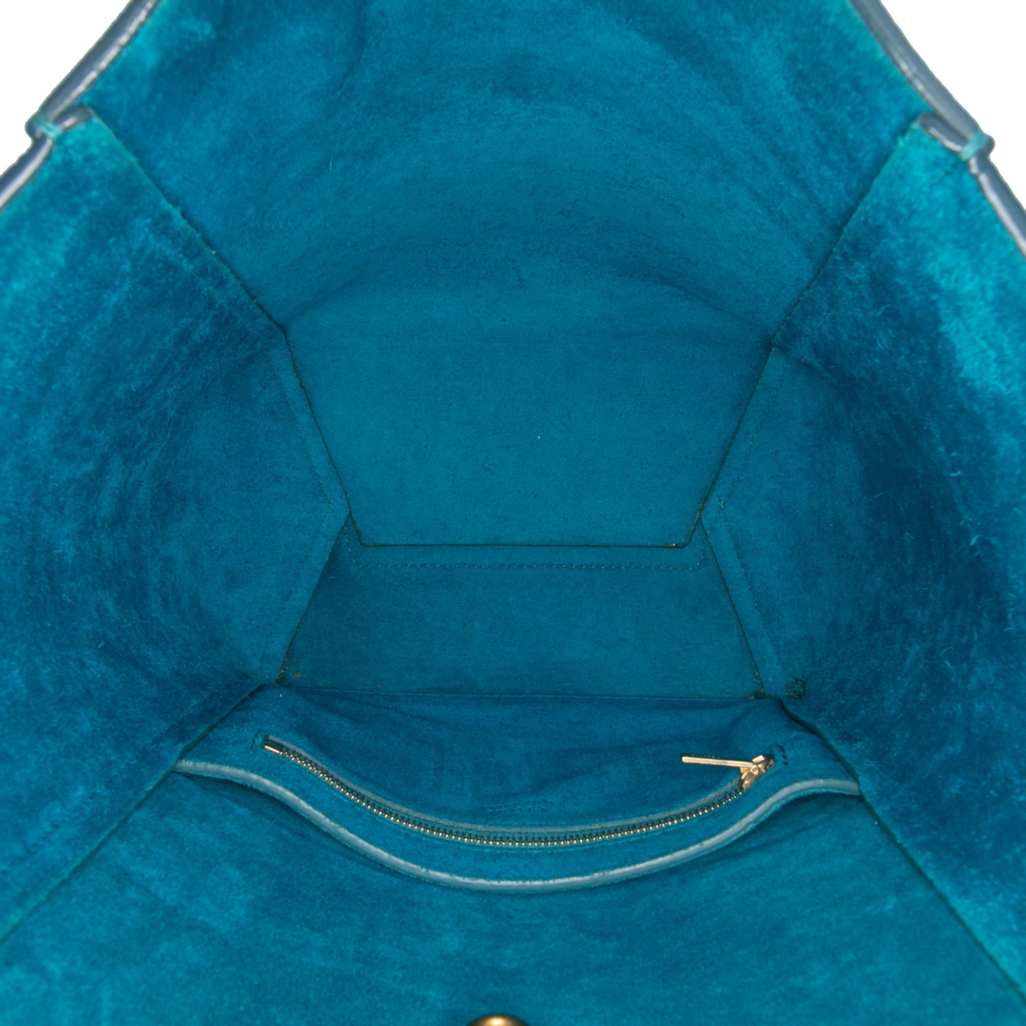Celine Small Soft Grained Calfskin Seau Sangle Bucket Bag