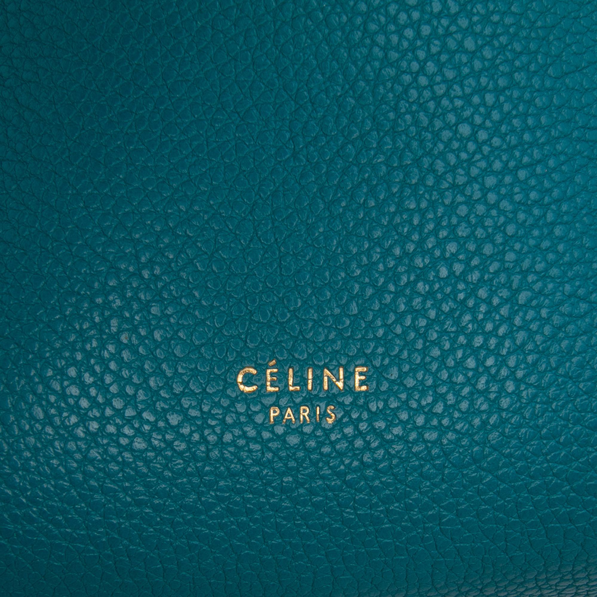Celine Small Soft Grained Calfskin Seau Sangle Bucket Bag