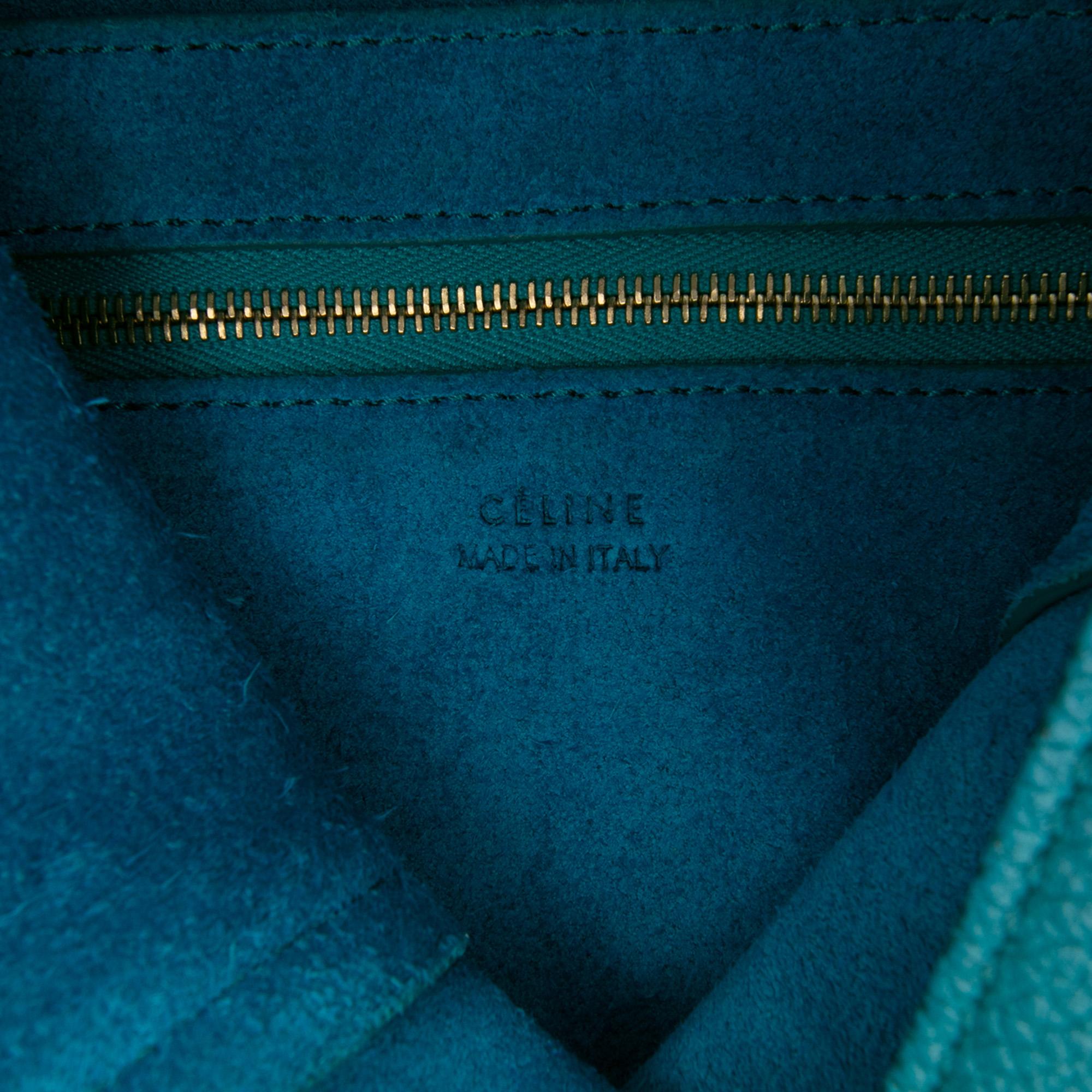 Celine Small Soft Grained Calfskin Seau Sangle Bucket Bag