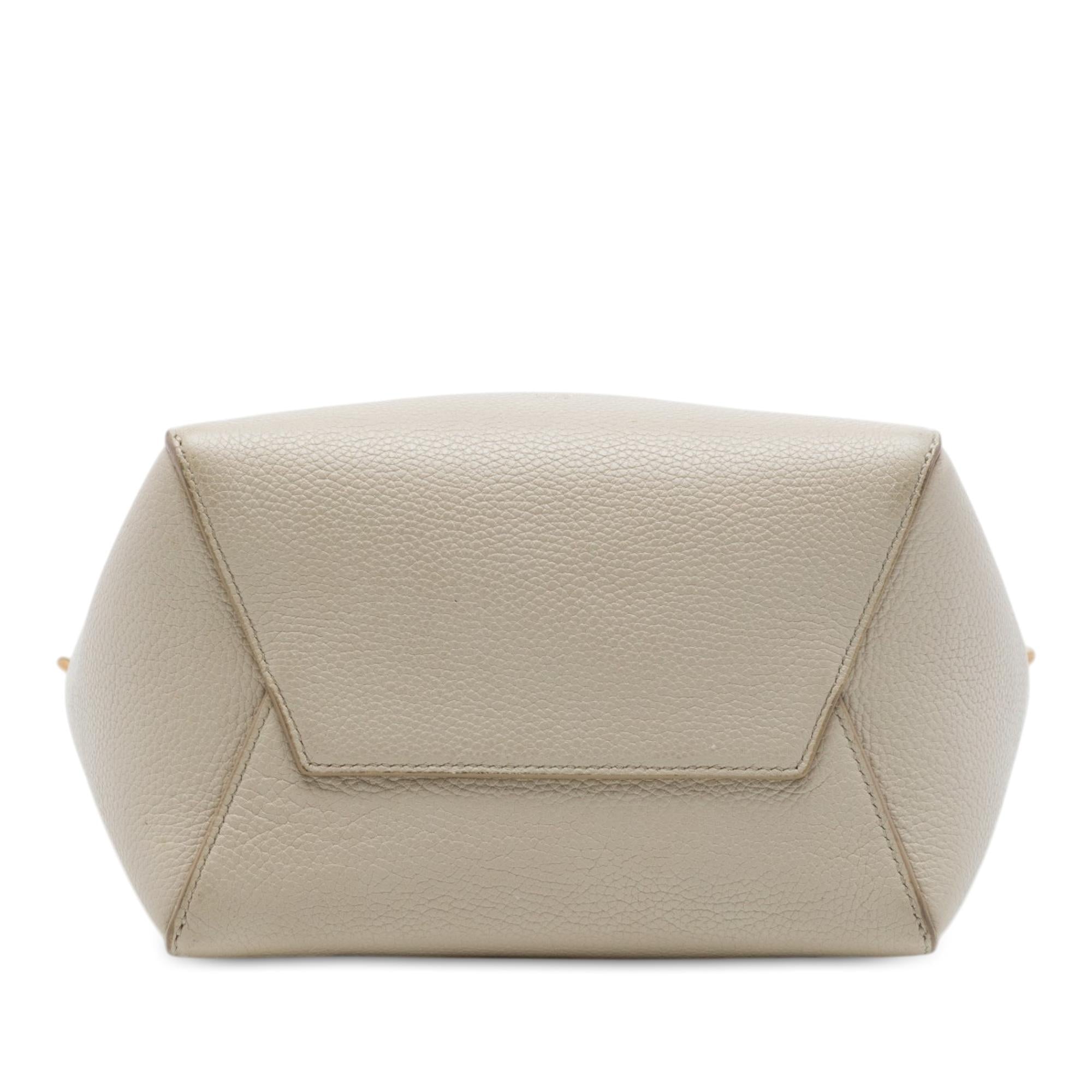 Celine Small Soft Grained Calfskin Seau Sangle Bucket Bag