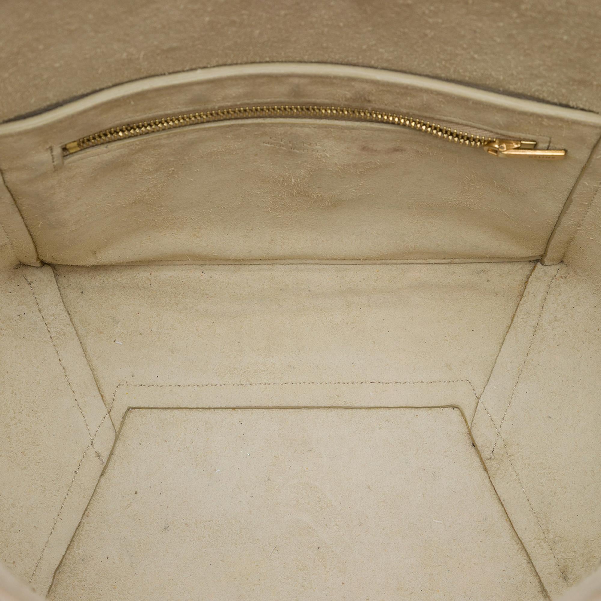 Celine Small Soft Grained Calfskin Seau Sangle Bucket Bag