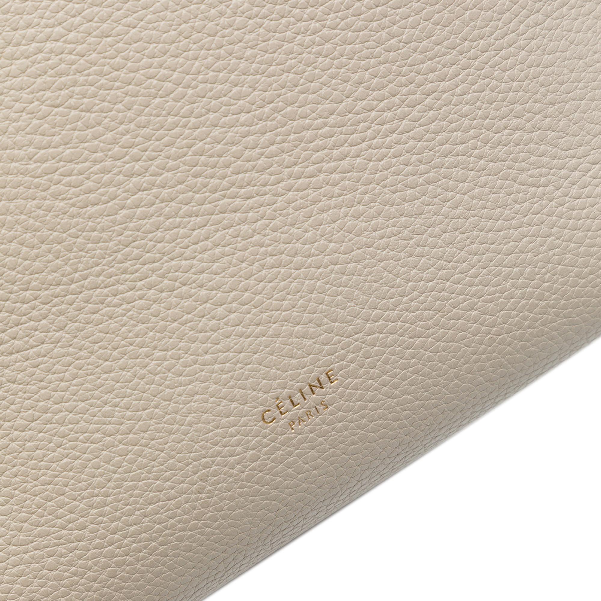 Celine Small Soft Grained Calfskin Seau Sangle Bucket Bag