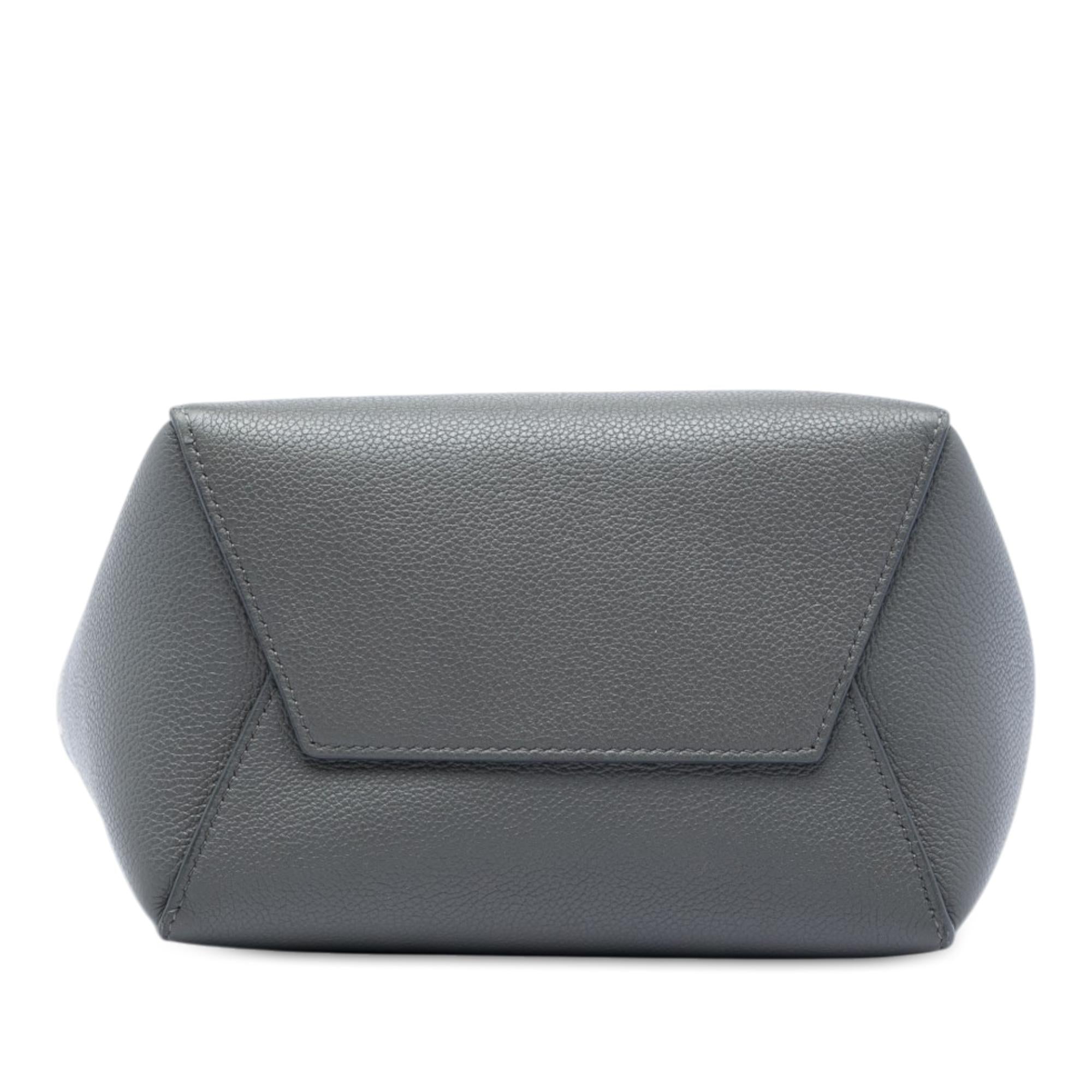 Celine Small Soft Grained Calfskin Seau Sangle Bucket Bag