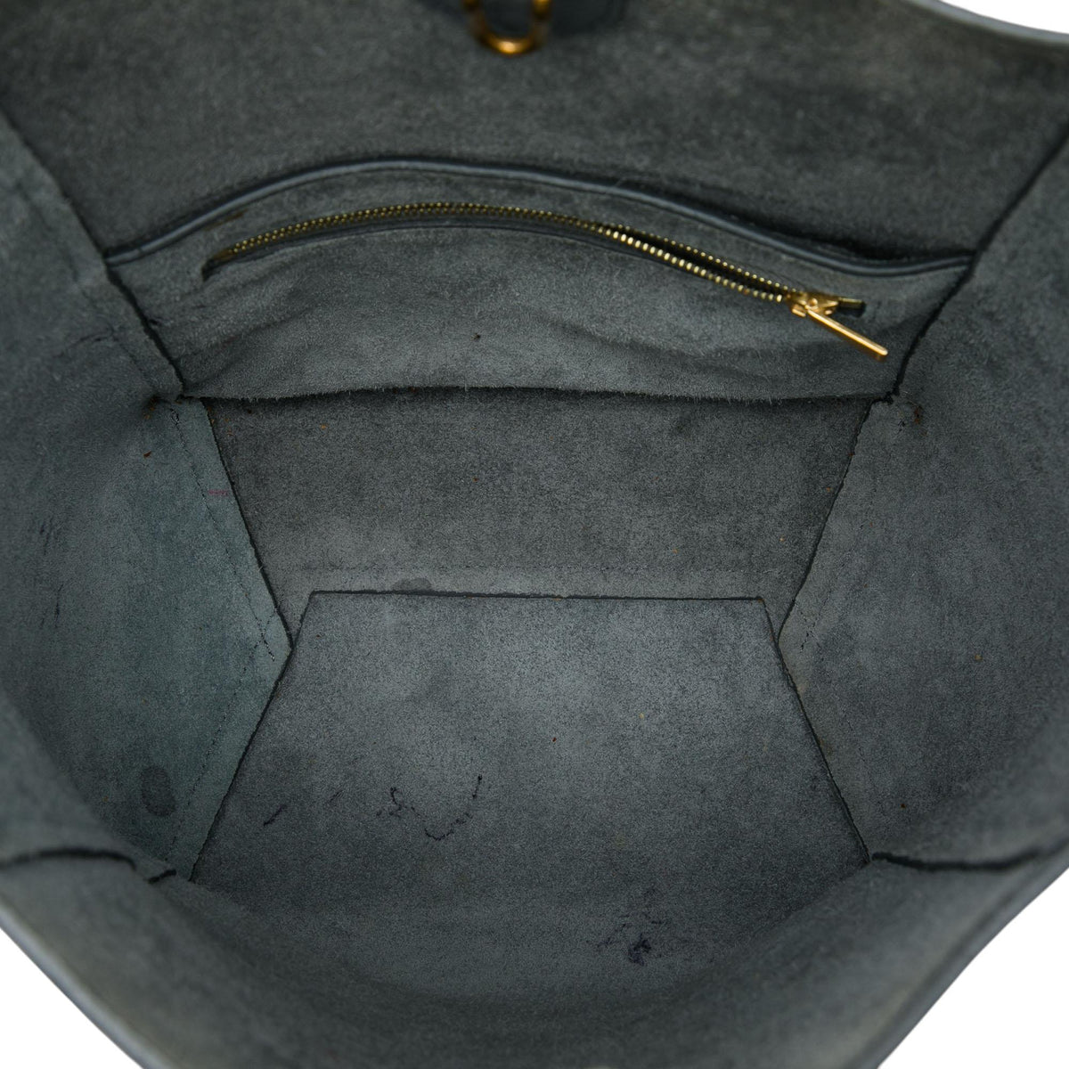 Celine Small Soft Grained Calfskin Seau Sangle Bucket Bag