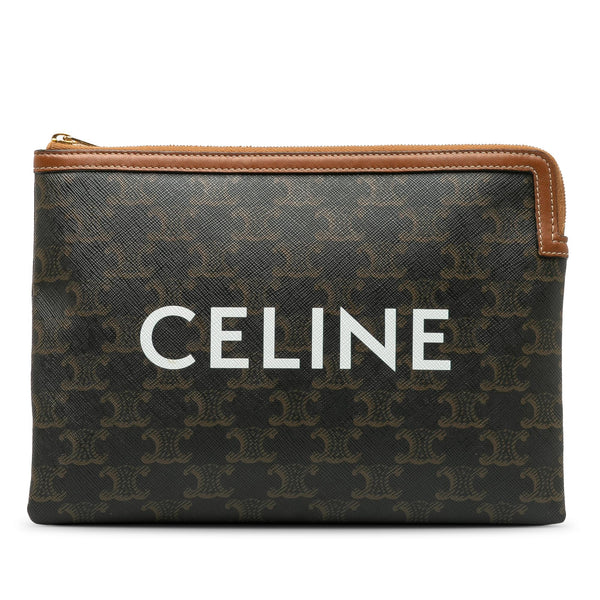 Celine Small Triomphe Clutch Bag SHG WggCPa LuxeDH