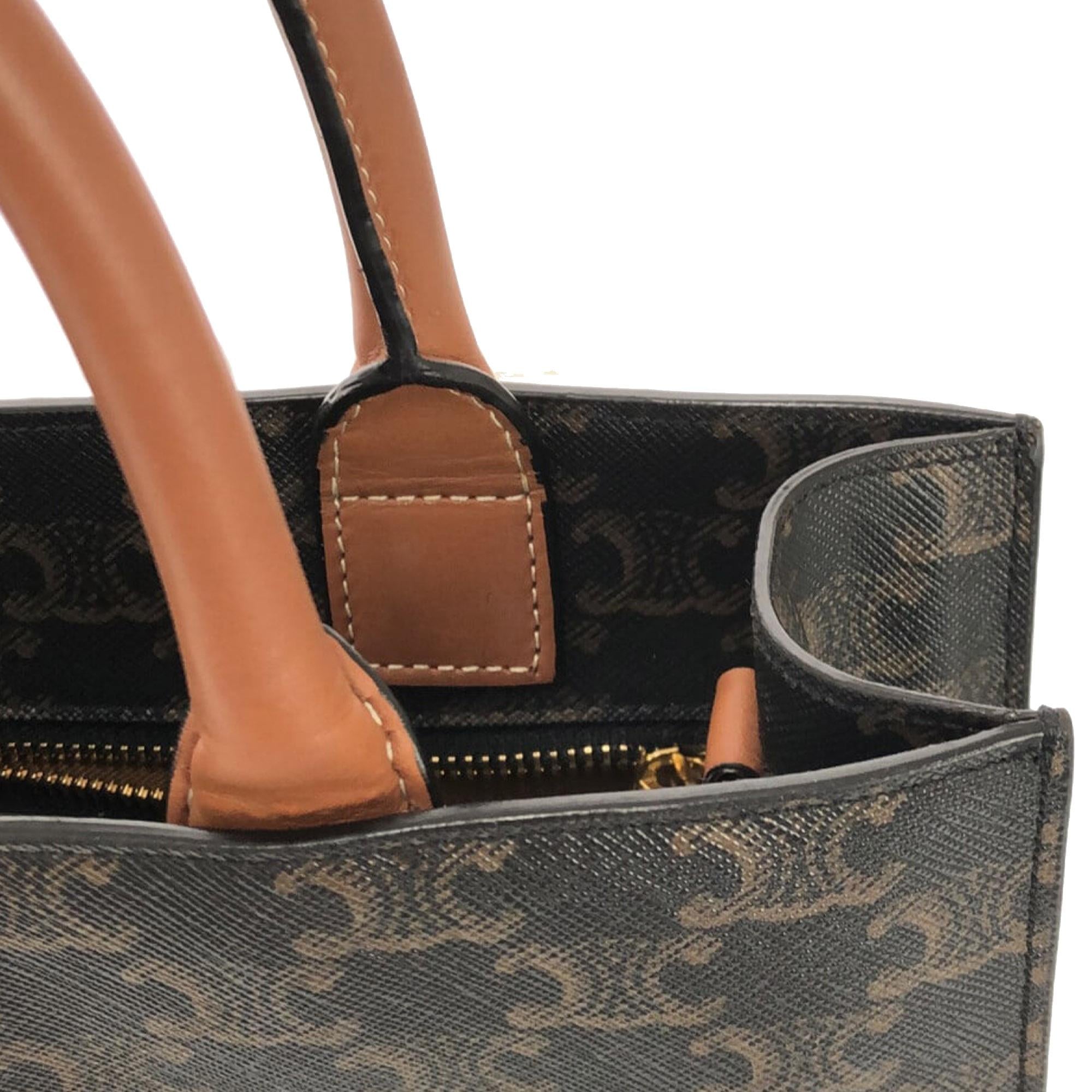 Celine Small Triomphe Vertical Cabas (SHG-M7BcMV)