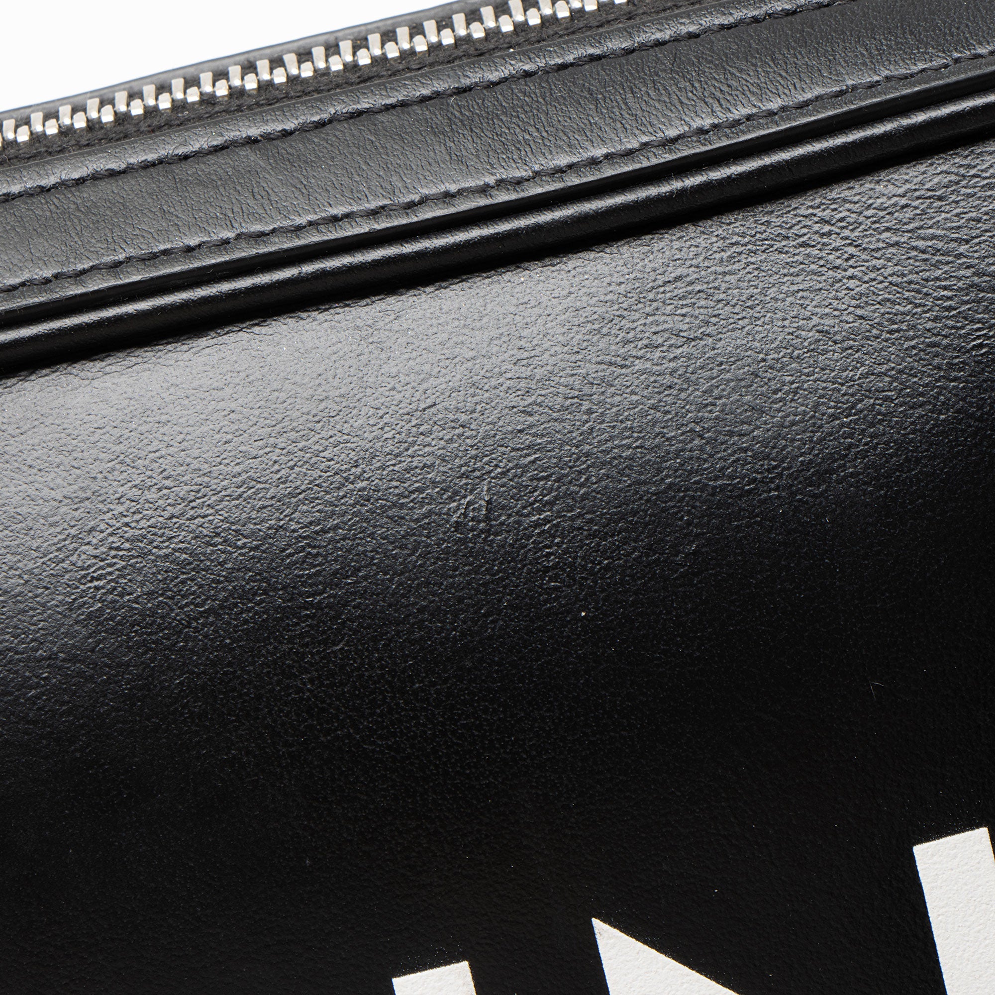 Celine Smooth Calfskin Logo Print Medium Messenger
