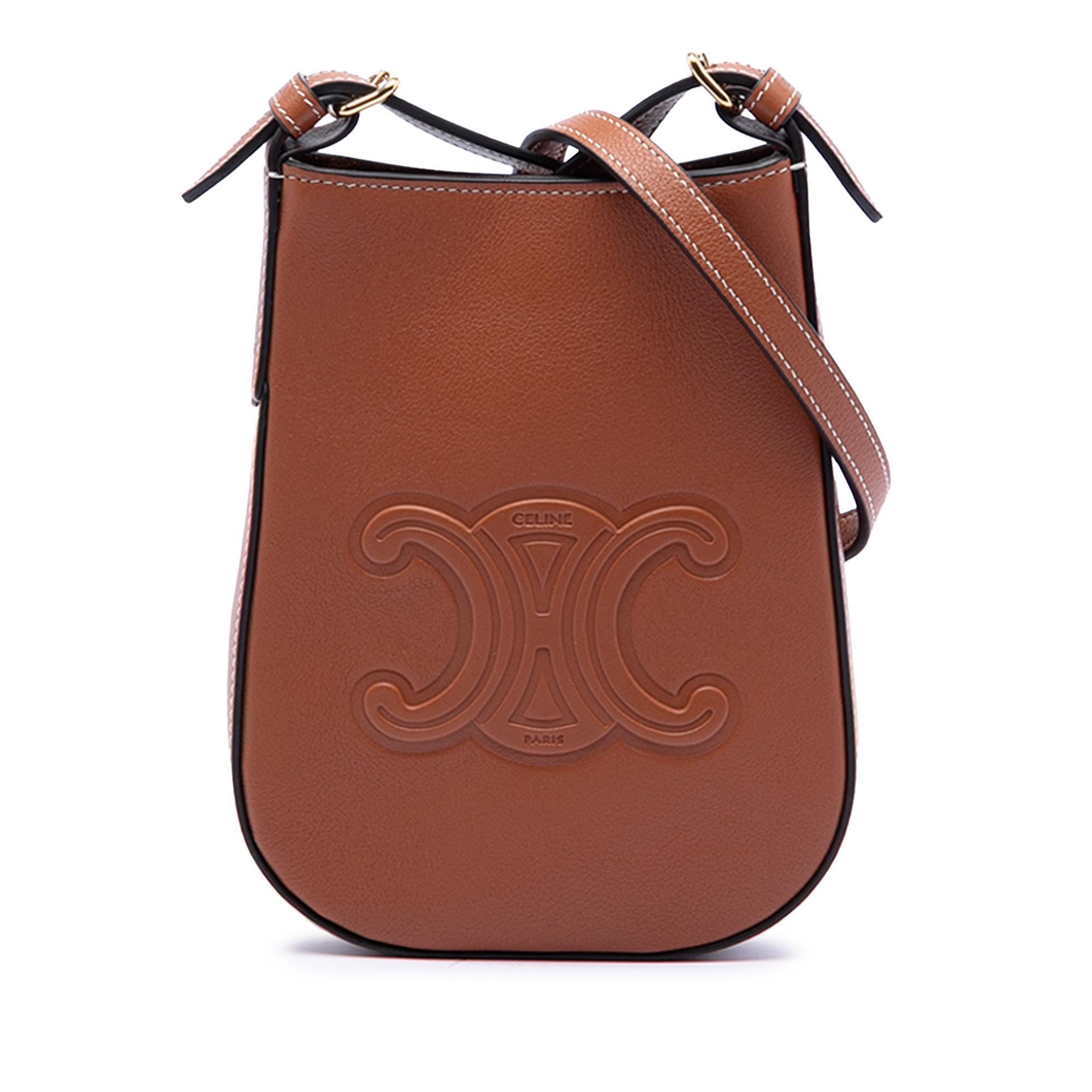 Celine Supple Calfskin Heloise Phone Pouch